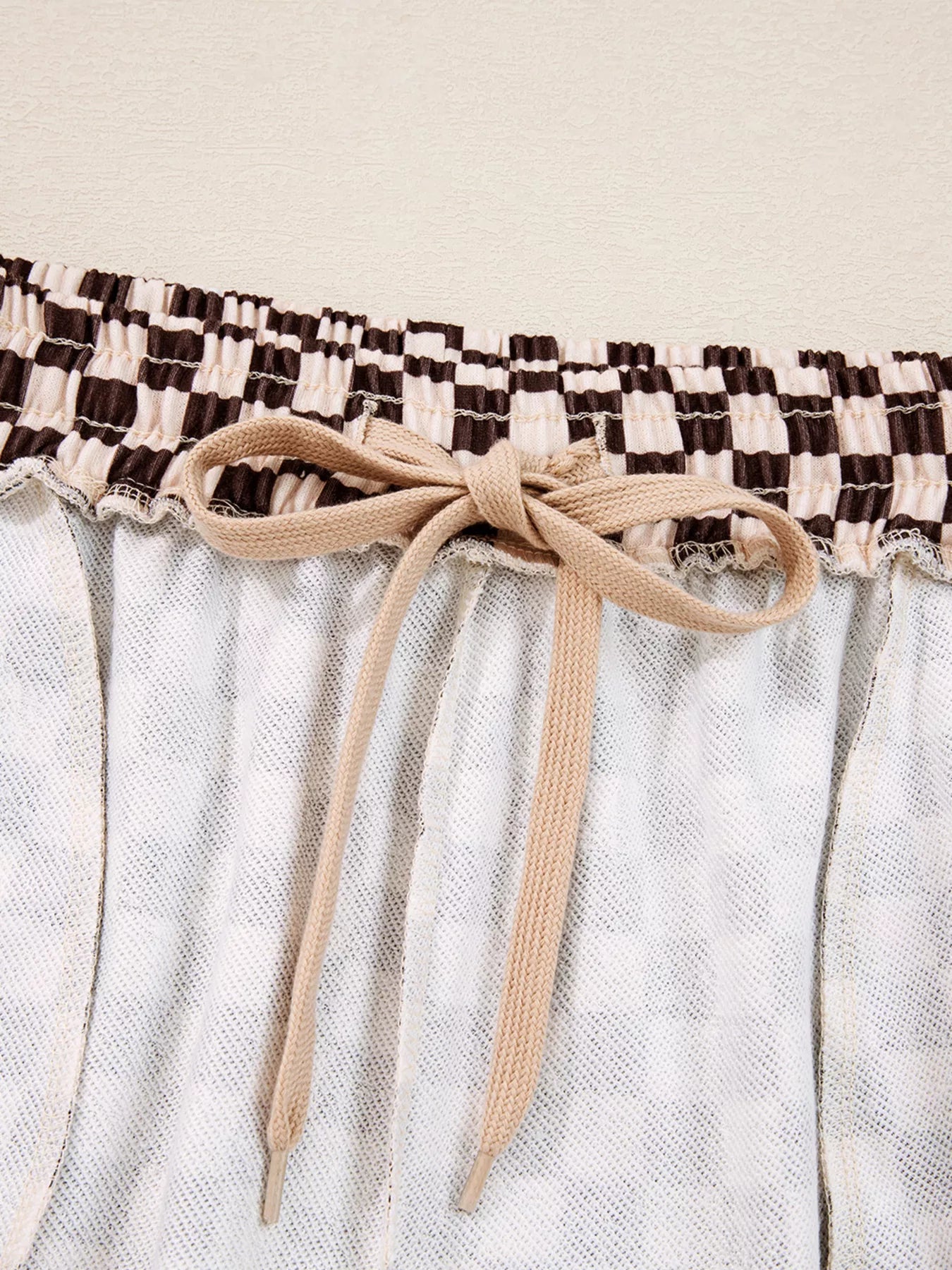 Checkered Drawstring Hoodie and Pants Set-2 Piece Outfit Sets-Krush Kandy, Women's Online Fashion Boutique Located in Phoenix, Arizona (Scottsdale Area)