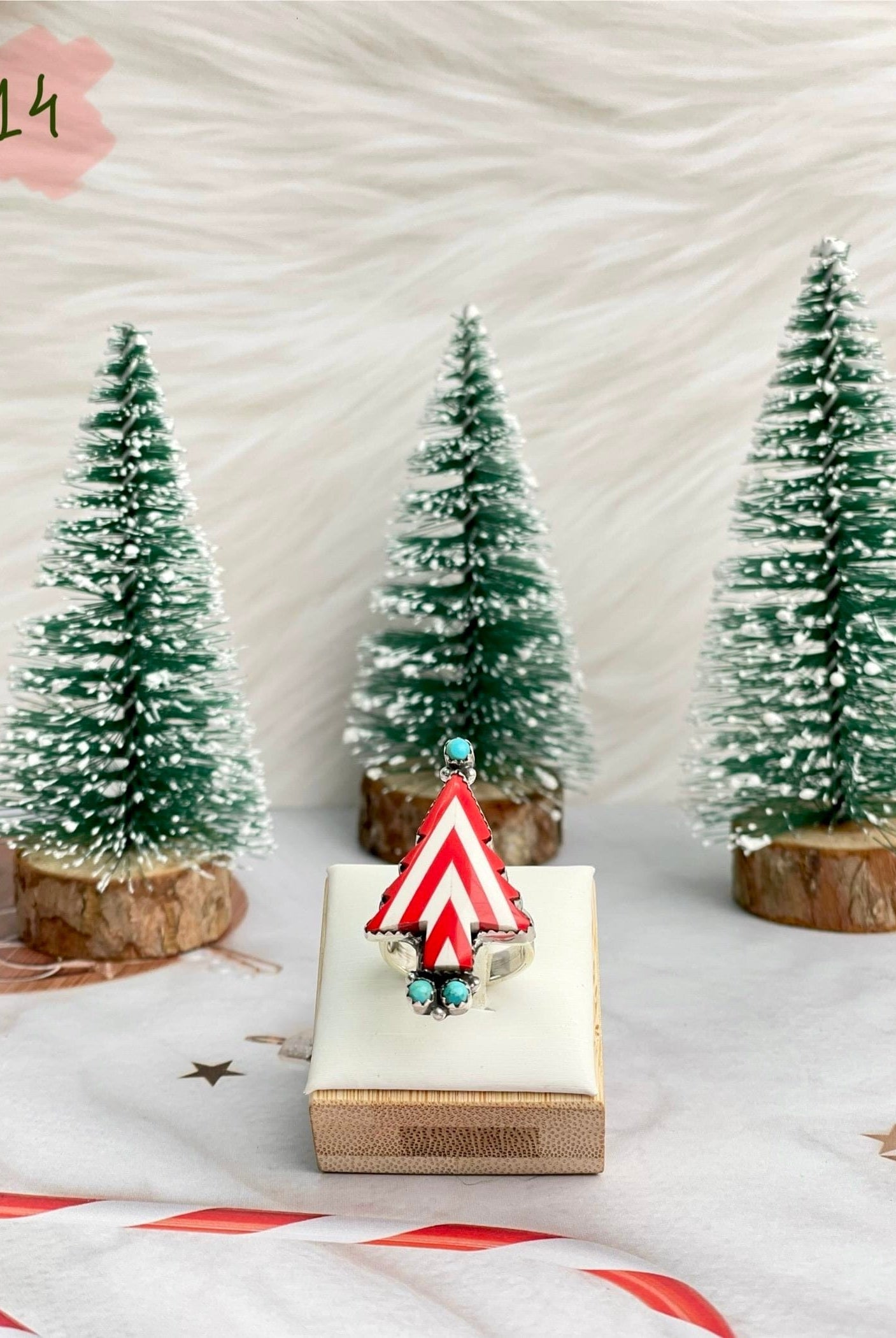 Holly Jolly Red & White Christmas Rings-Rings-Krush Kandy, Women's Online Fashion Boutique Located in Phoenix, Arizona (Scottsdale Area)