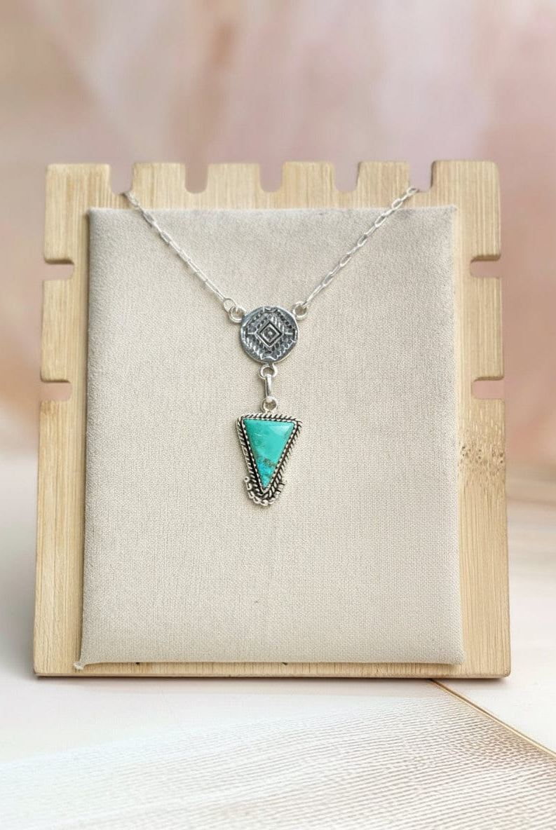 Aztec Triad Multi Stone Necklace-Necklaces-Krush Kandy, Women's Online Fashion Boutique Located in Phoenix, Arizona (Scottsdale Area)