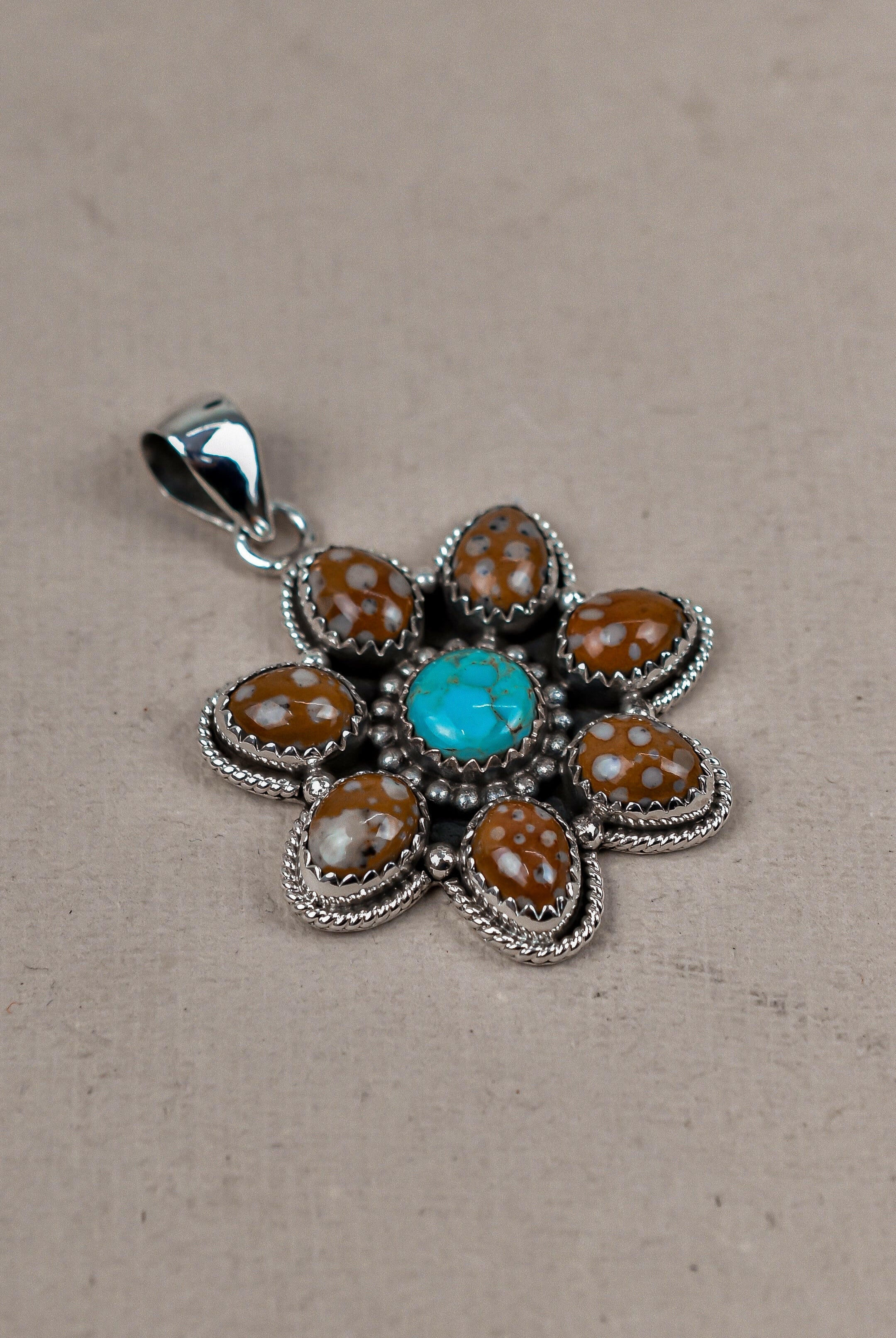 Bambi With Turquoise Pendant-Pendant Necklaces-Krush Kandy, Women's Online Fashion Boutique Located in Phoenix, Arizona (Scottsdale Area)