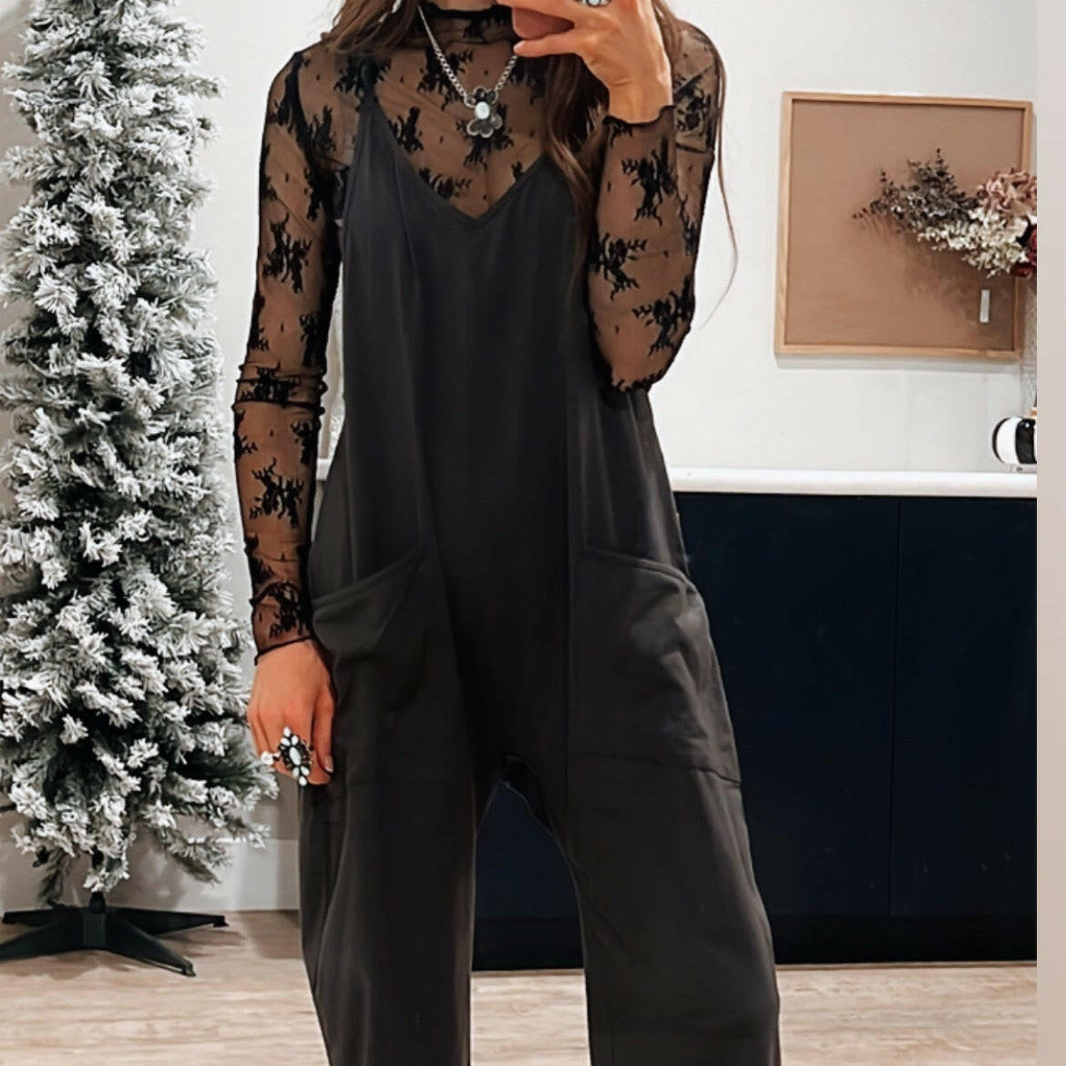 Chic Lace Mesh Top-Long Sleeve Tops-Krush Kandy, Women's Online Fashion Boutique Located in Phoenix, Arizona (Scottsdale Area)