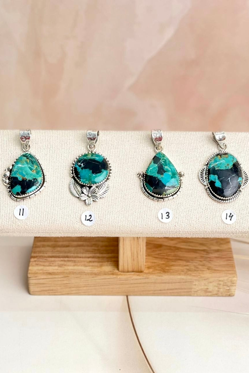 Mixed Stones One of a Kind Pendants sno 6-Necklaces-Krush Kandy, Women's Online Fashion Boutique Located in Phoenix, Arizona (Scottsdale Area)
