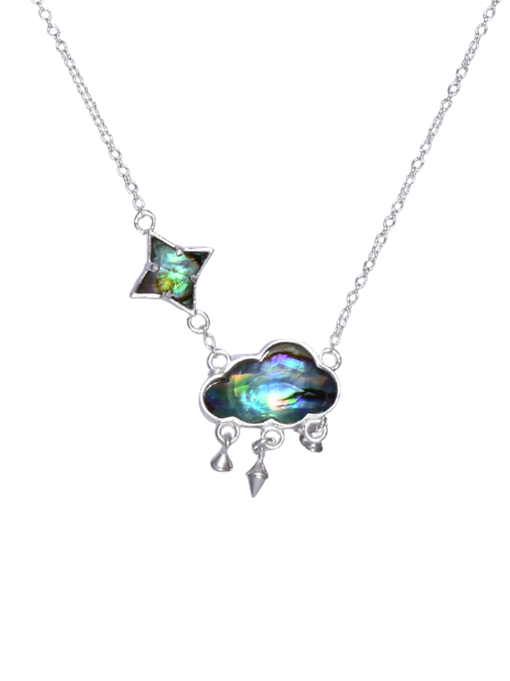 In The Clouds Stone Necklace-Necklaces-Krush Kandy, Women's Online Fashion Boutique Located in Phoenix, Arizona (Scottsdale Area)