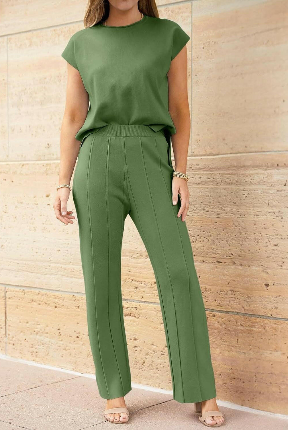 Best of Both Worlds Top and Pants Knit Set-Pants-Krush Kandy, Women's Online Fashion Boutique Located in Phoenix, Arizona (Scottsdale Area)