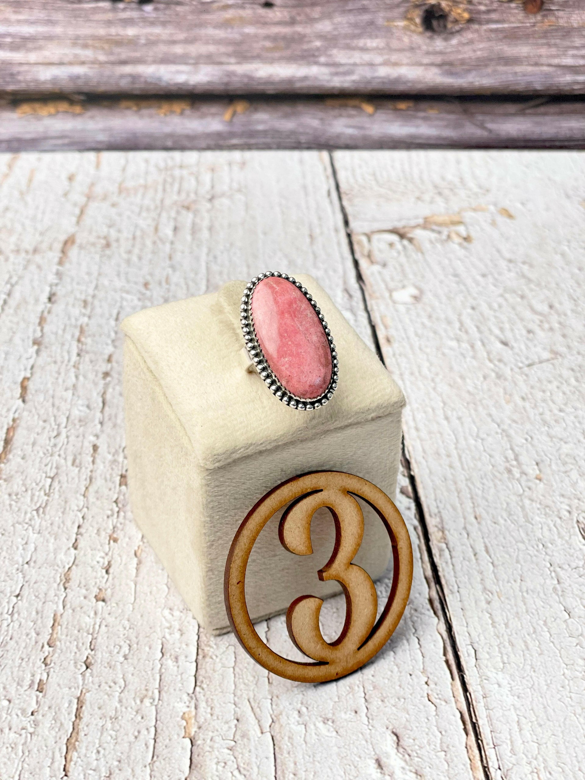 One Of A Kind Thulite Slab Rings-Rings-Krush Kandy, Women's Online Fashion Boutique Located in Phoenix, Arizona (Scottsdale Area)