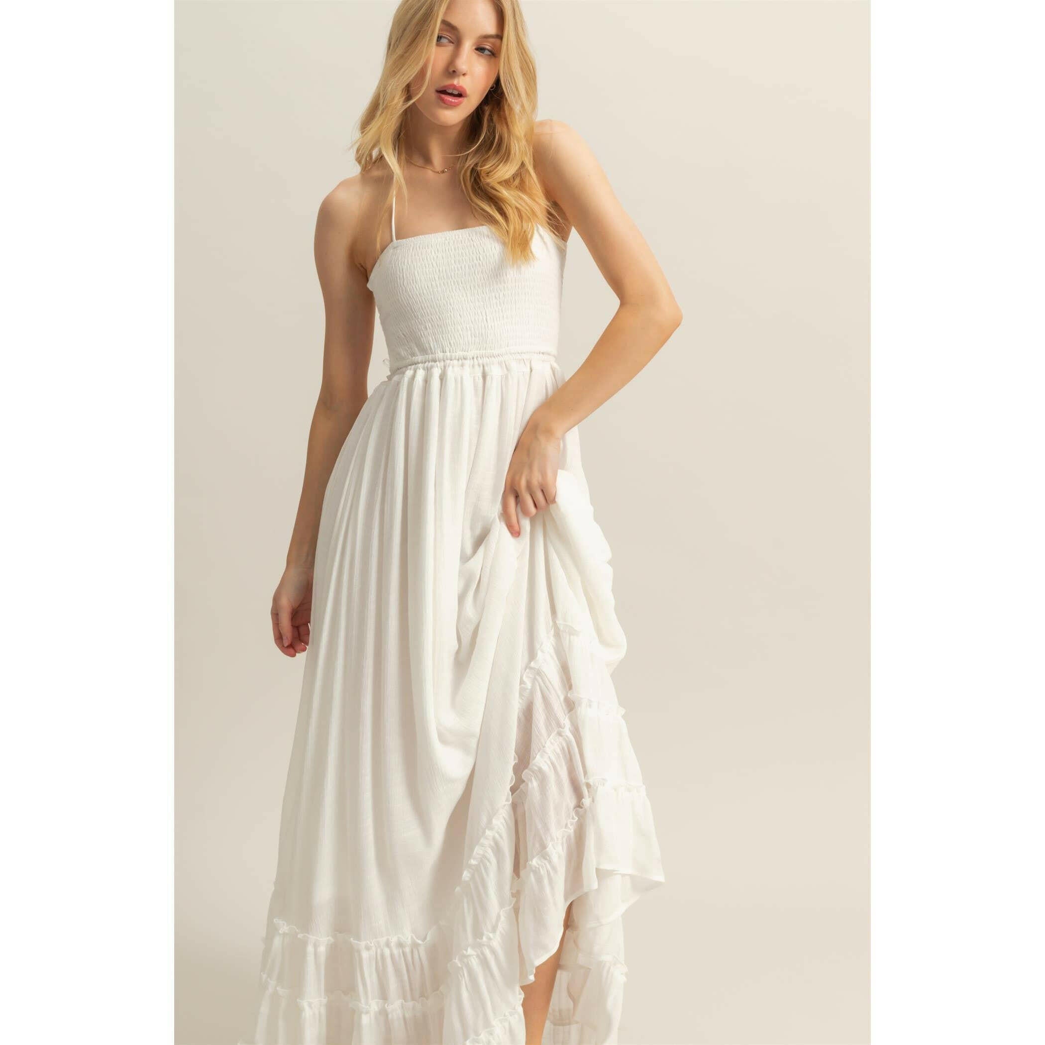 Twirl Away Tiered Maxi Dress-Dresses-Krush Kandy, Women's Online Fashion Boutique Located in Phoenix, Arizona (Scottsdale Area)