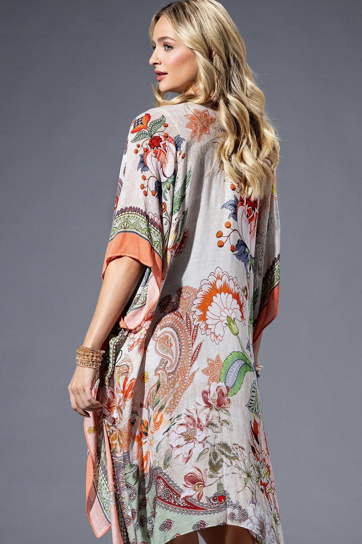 Bellflower Kimono-Kimono-Krush Kandy, Women's Online Fashion Boutique Located in Phoenix, Arizona (Scottsdale Area)