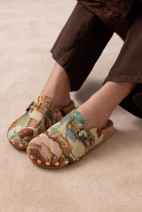 The Toni - Studded Buckle Clogs-Shoes-Krush Kandy, Women's Online Fashion Boutique Located in Phoenix, Arizona (Scottsdale Area)