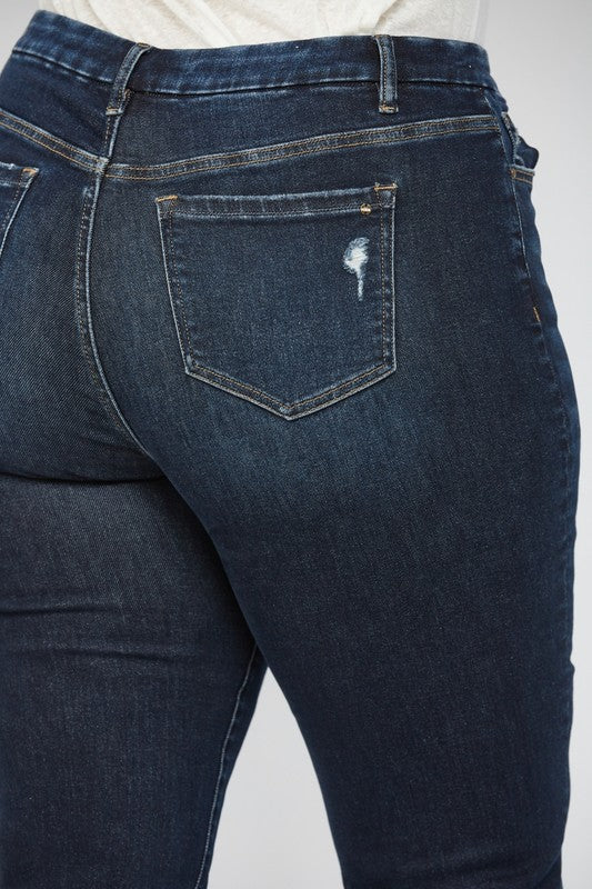 High Rise Crop Flare Jeans-Denim-Krush Kandy, Women's Online Fashion Boutique Located in Phoenix, Arizona (Scottsdale Area)