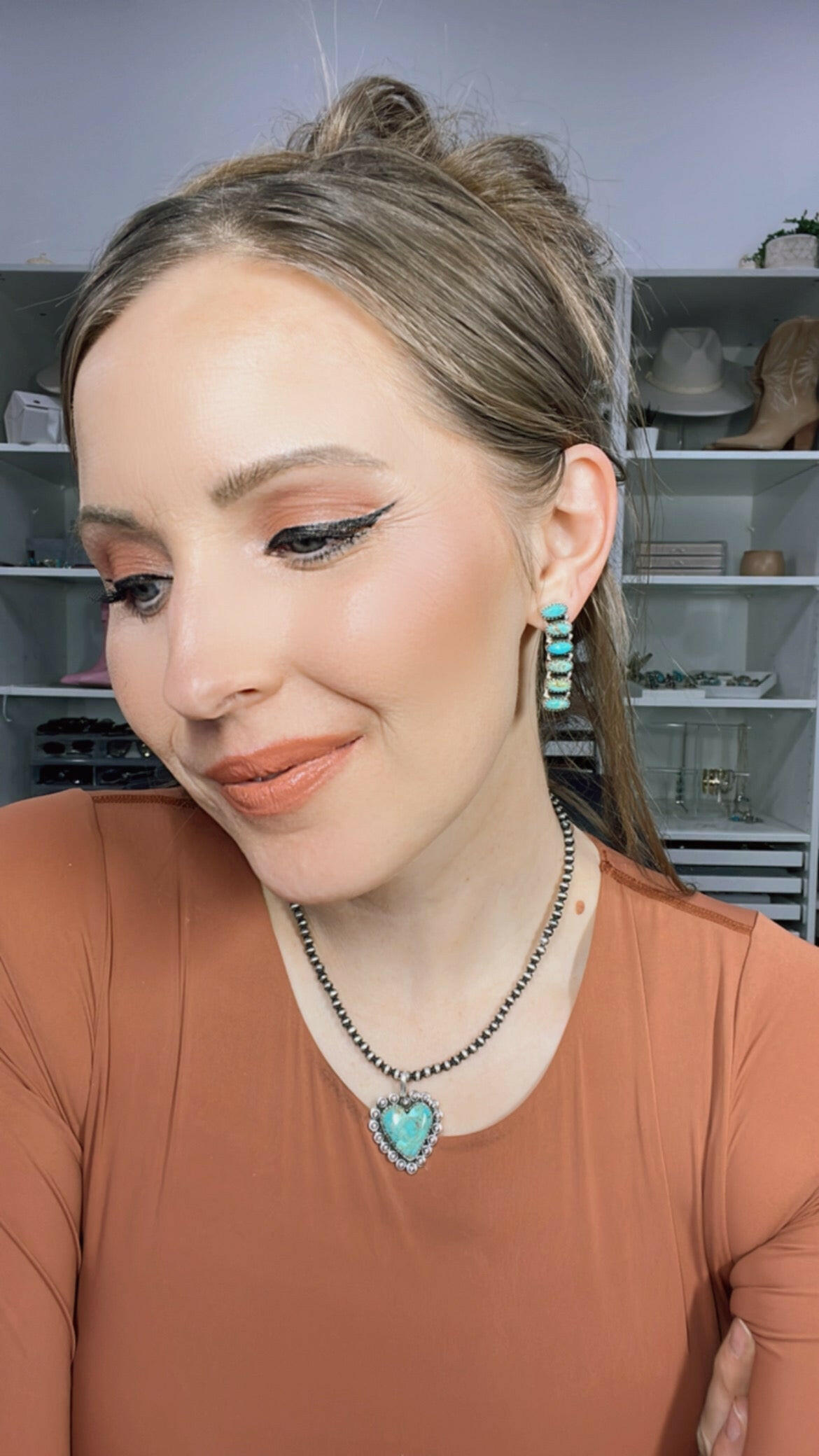 Heart Ball Necklace-Krush Kandy, Women's Online Fashion Boutique Located in Phoenix, Arizona (Scottsdale Area)