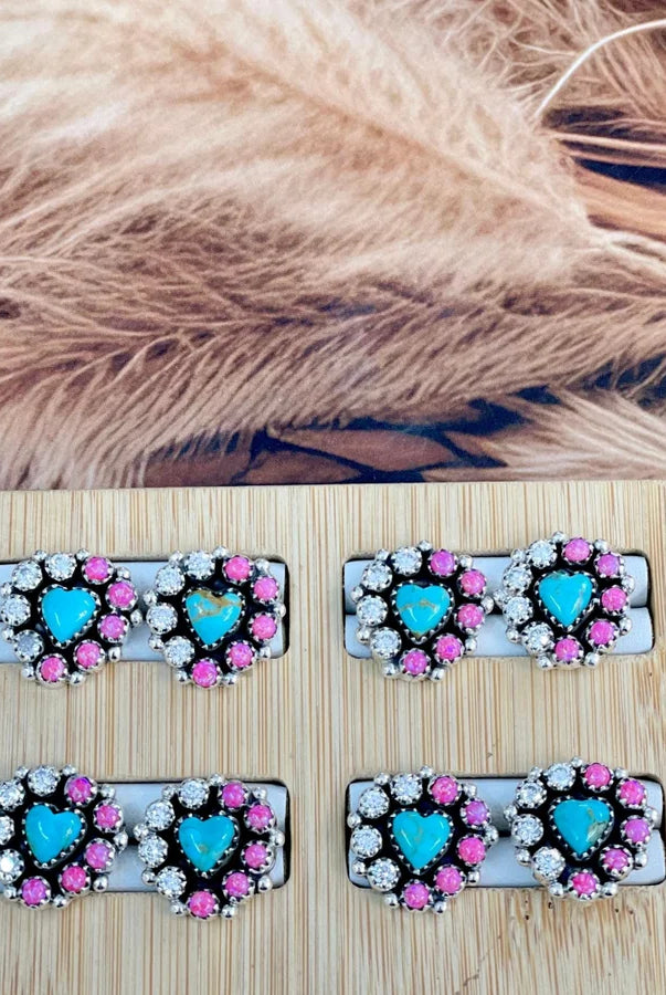 You Complete Me Stone Earrings-Stud Earrings-Krush Kandy, Women's Online Fashion Boutique Located in Phoenix, Arizona (Scottsdale Area)