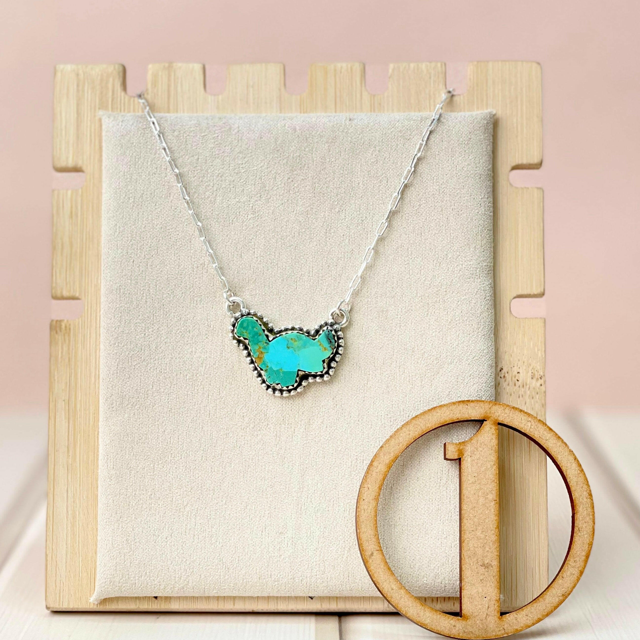 Dainty Dino in the Wild Chain Pendant-Pendant Necklaces-Krush Kandy, Women's Online Fashion Boutique Located in Phoenix, Arizona (Scottsdale Area)