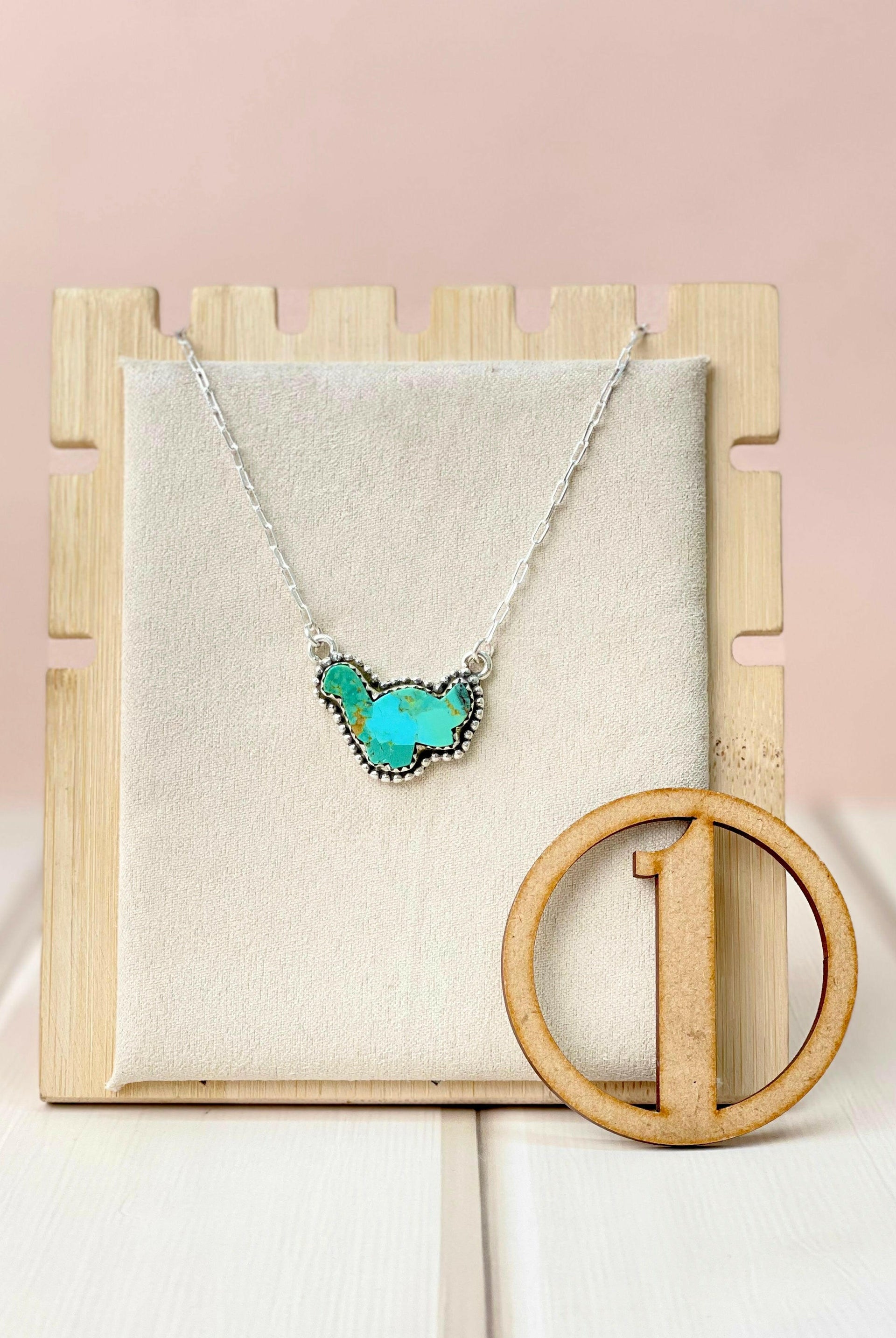 Dainty Dino in the Wild Chain Pendant-Pendant Necklaces-Krush Kandy, Women's Online Fashion Boutique Located in Phoenix, Arizona (Scottsdale Area)