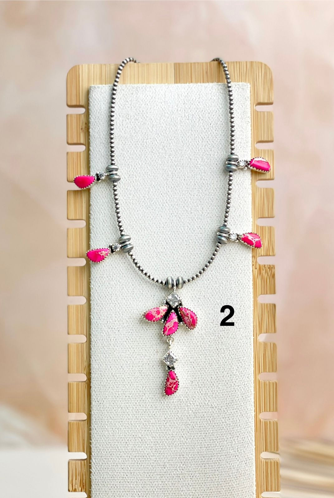 Desert Pearls Jasper Necklace sno 11-Necklaces-Krush Kandy, Women's Online Fashion Boutique Located in Phoenix, Arizona (Scottsdale Area)