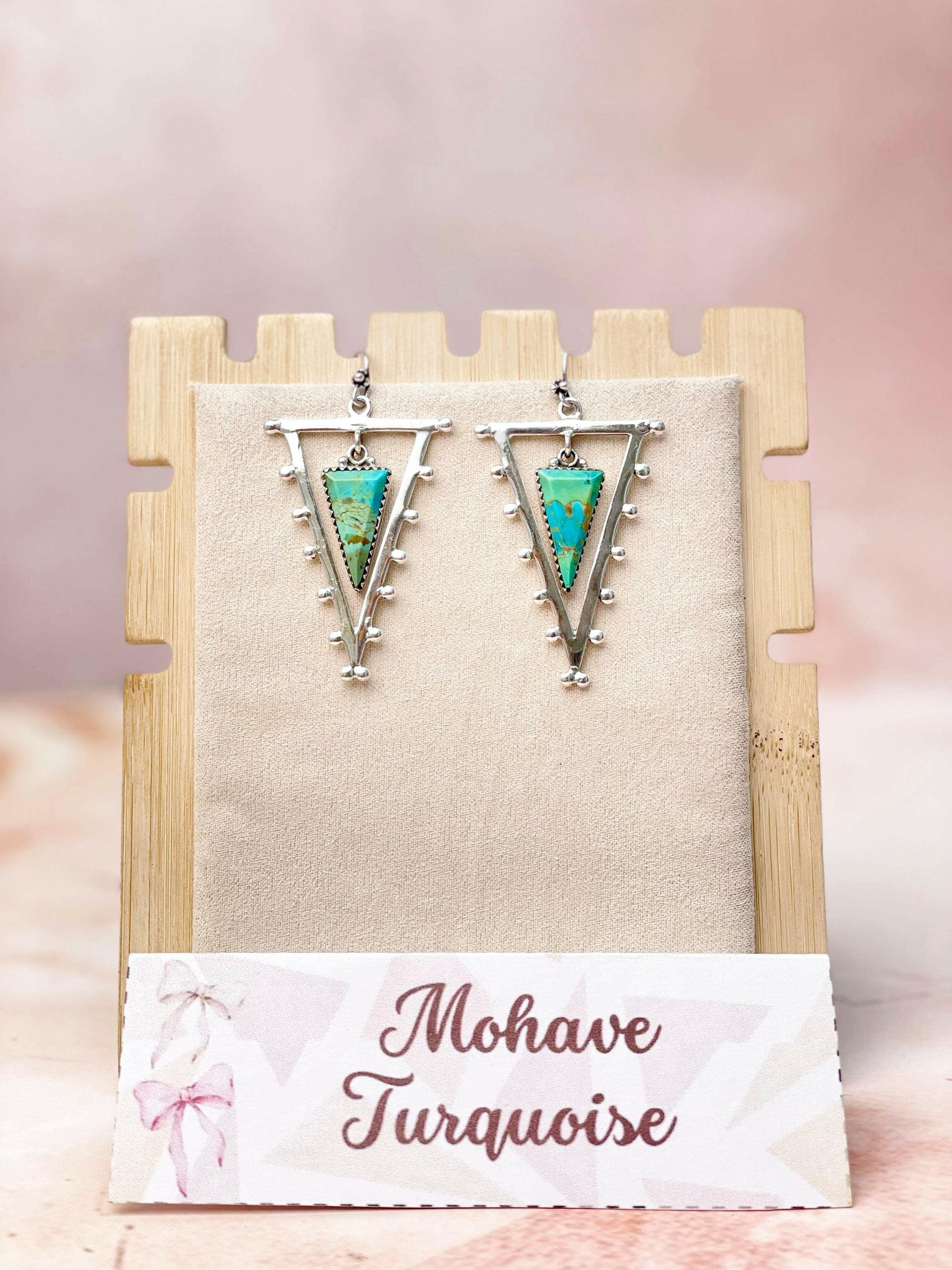 Tori's Bold Sterling Triad Stone Earrings | MADE TO ORDER-Earrings-Krush Kandy, Women's Online Fashion Boutique Located in Phoenix, Arizona (Scottsdale Area)