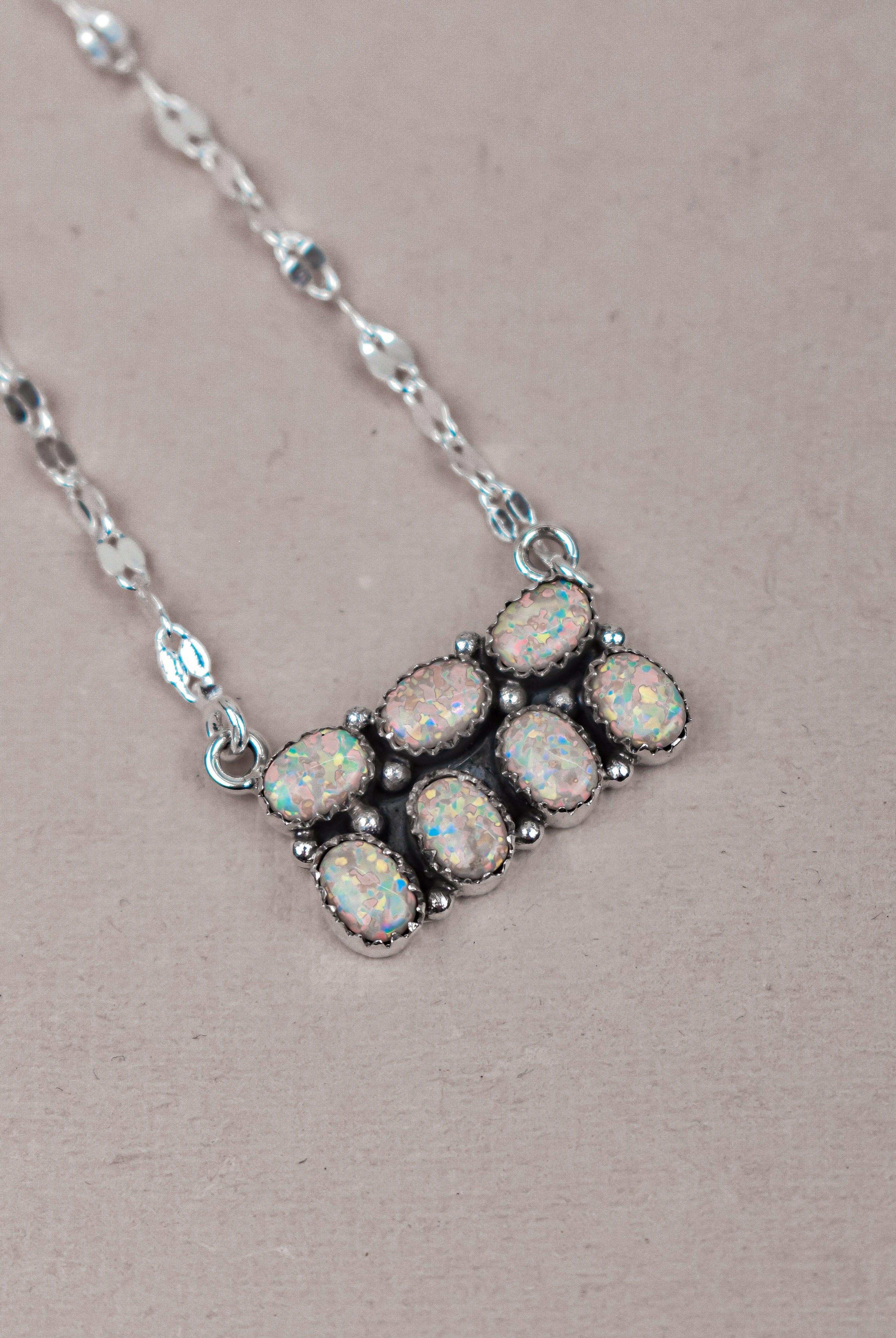 Starry Horizon Gemstone Bar Necklace-Bar Necklaces-Krush Kandy, Women's Online Fashion Boutique Located in Phoenix, Arizona (Scottsdale Area)