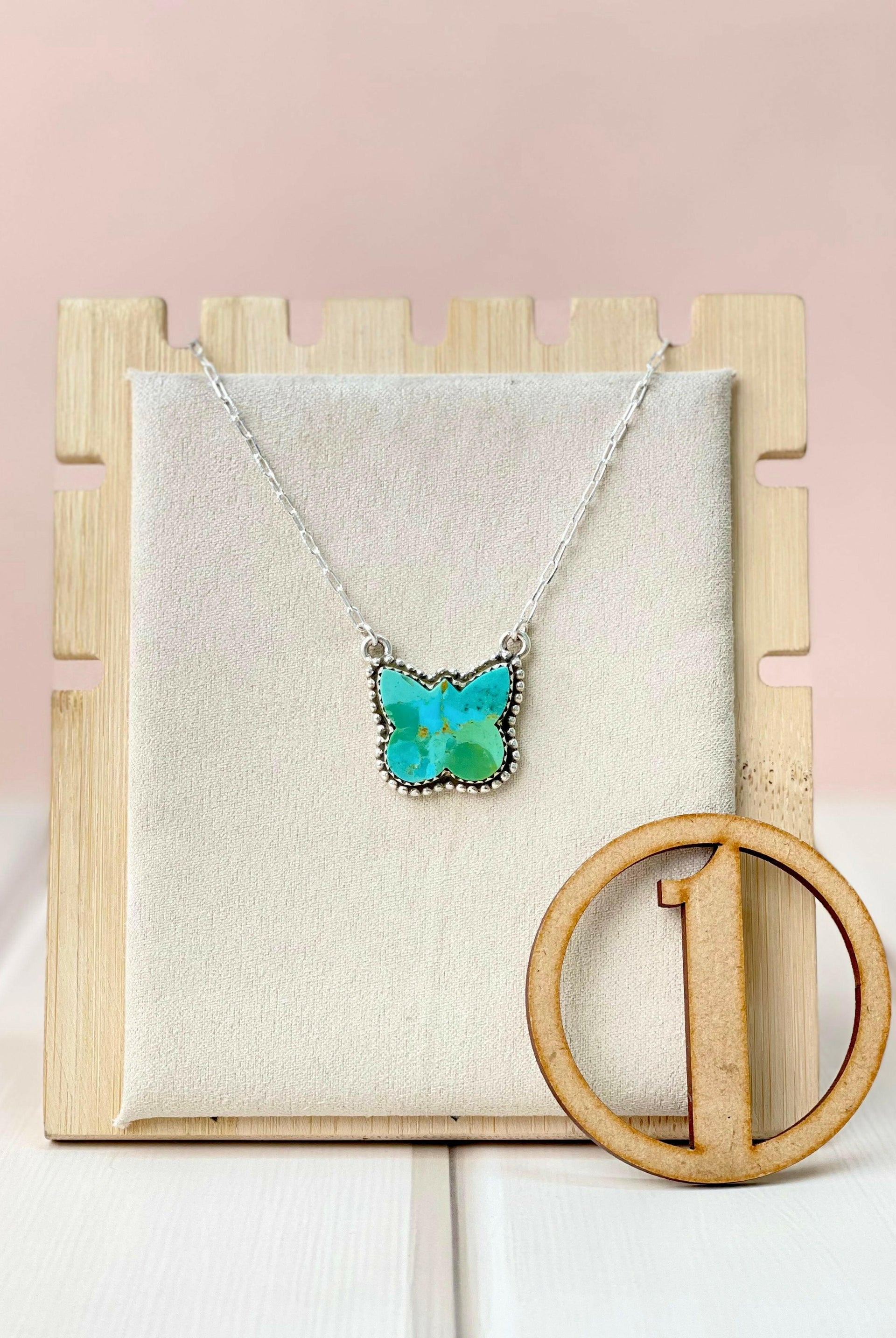 Southwest Butterfly in Wild Chain Pendants-Pendant Necklaces-Krush Kandy, Women's Online Fashion Boutique Located in Phoenix, Arizona (Scottsdale Area)