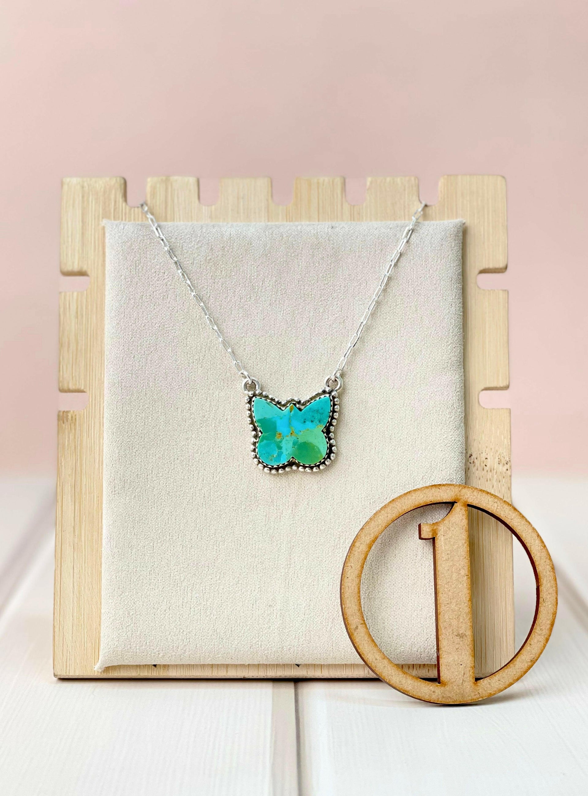 Southwest Butterfly in Wild Chain Pendants-Pendant Necklaces-Krush Kandy, Women's Online Fashion Boutique Located in Phoenix, Arizona (Scottsdale Area)