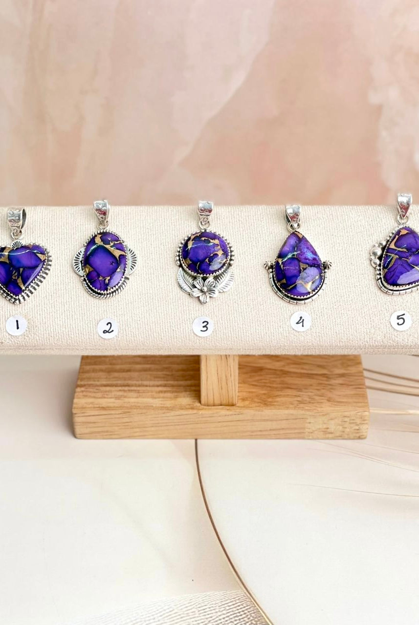 Mixed Stones One of a Kind Pendants sno 6-Necklaces-Krush Kandy, Women's Online Fashion Boutique Located in Phoenix, Arizona (Scottsdale Area)