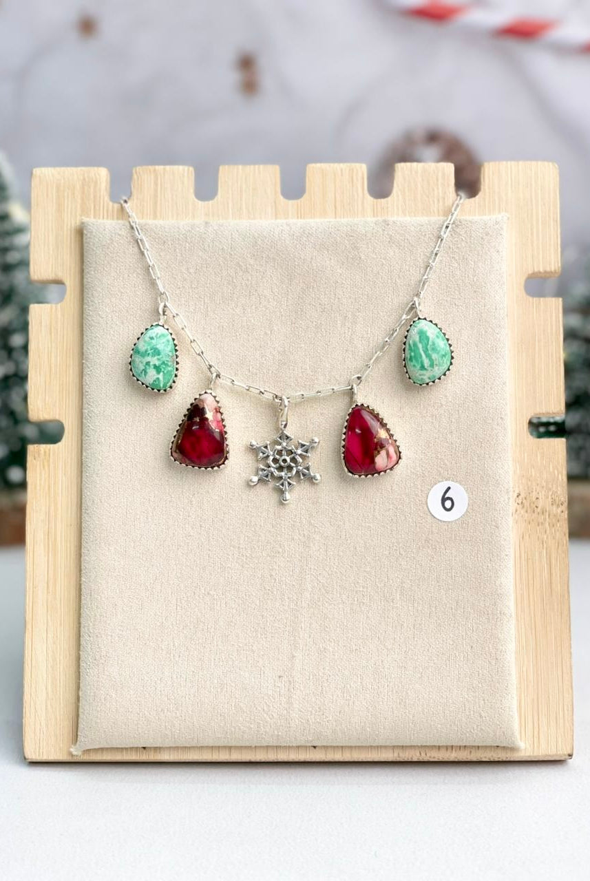 Holiday Charm Necklaces-Necklaces-Krush Kandy, Women's Online Fashion Boutique Located in Phoenix, Arizona (Scottsdale Area)