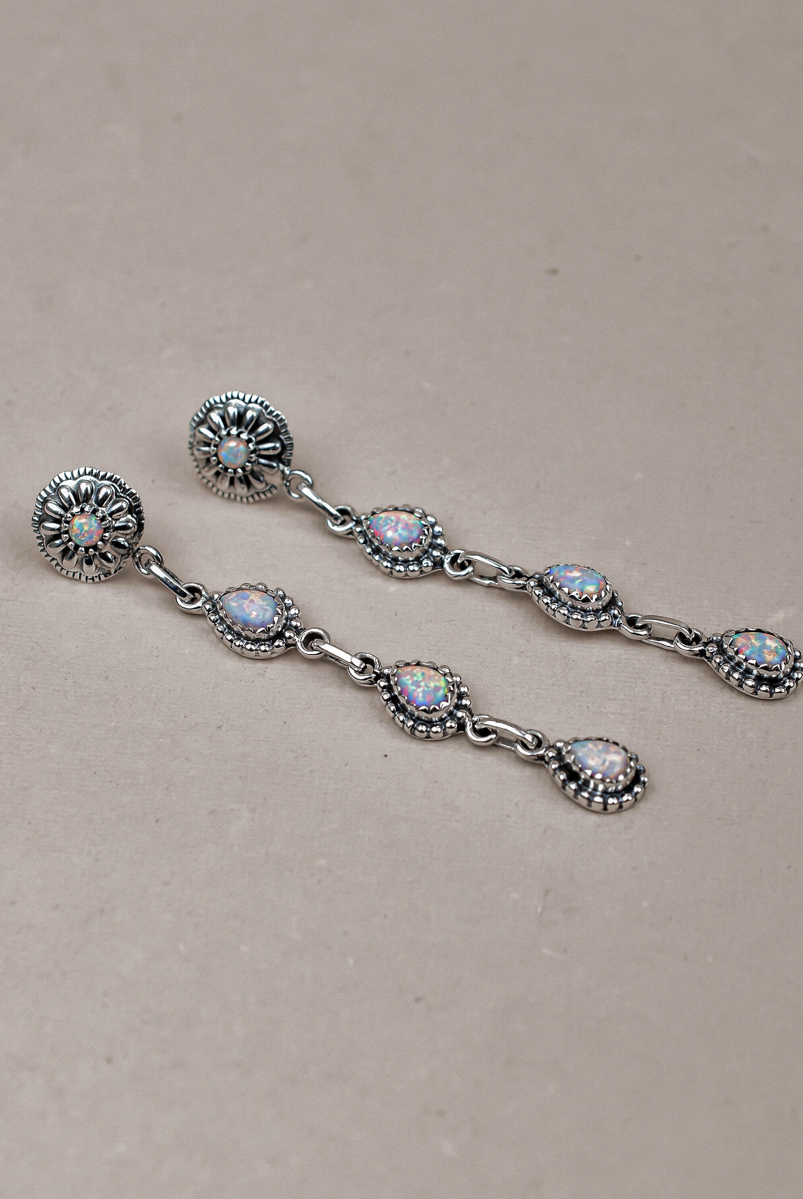 Sterling Silver Tear Drop Earrings-Drop Earrings-Krush Kandy, Women's Online Fashion Boutique Located in Phoenix, Arizona (Scottsdale Area)