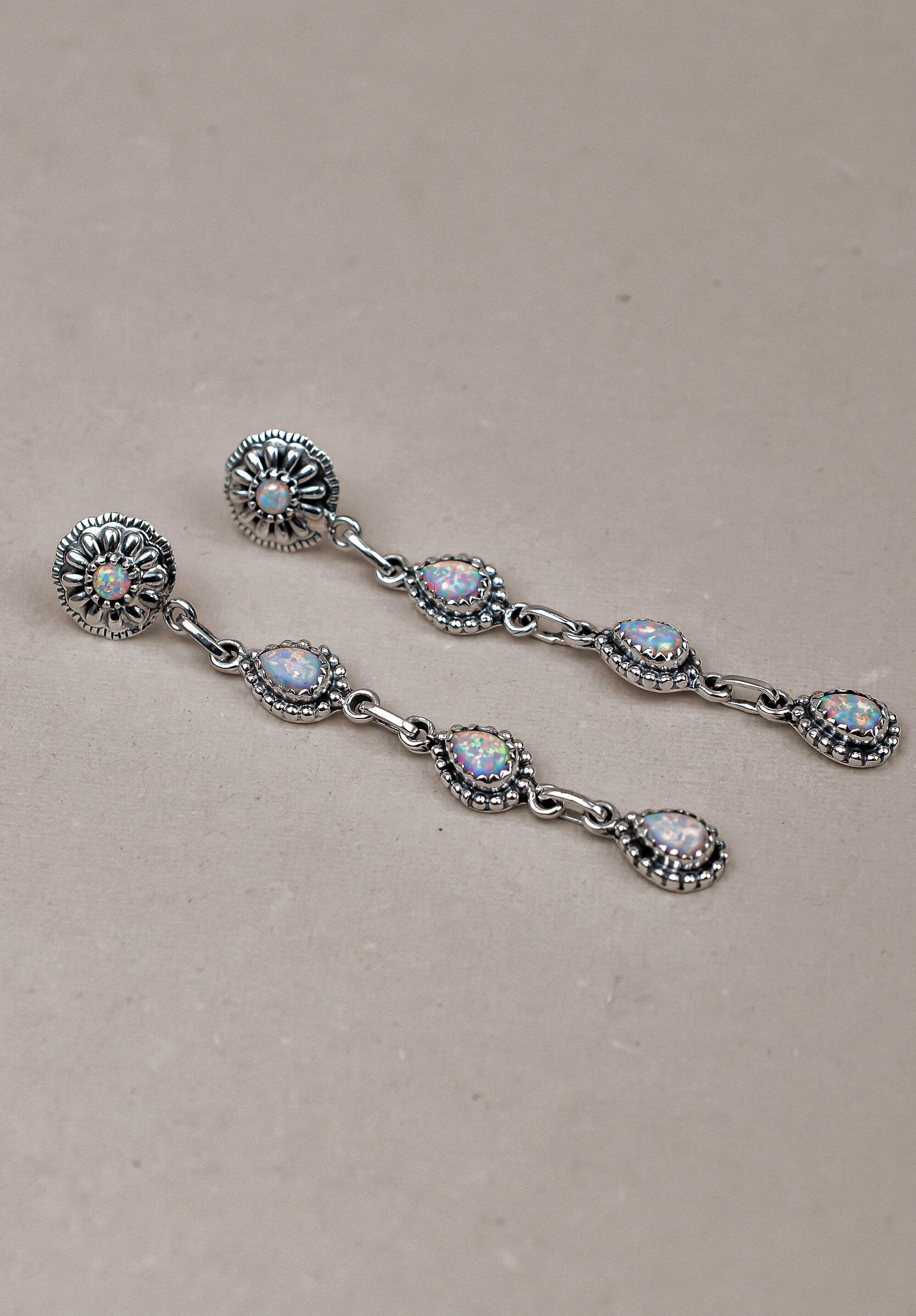 Sterling Silver Tear Drop Earrings-Drop Earrings-Krush Kandy, Women's Online Fashion Boutique Located in Phoenix, Arizona (Scottsdale Area)