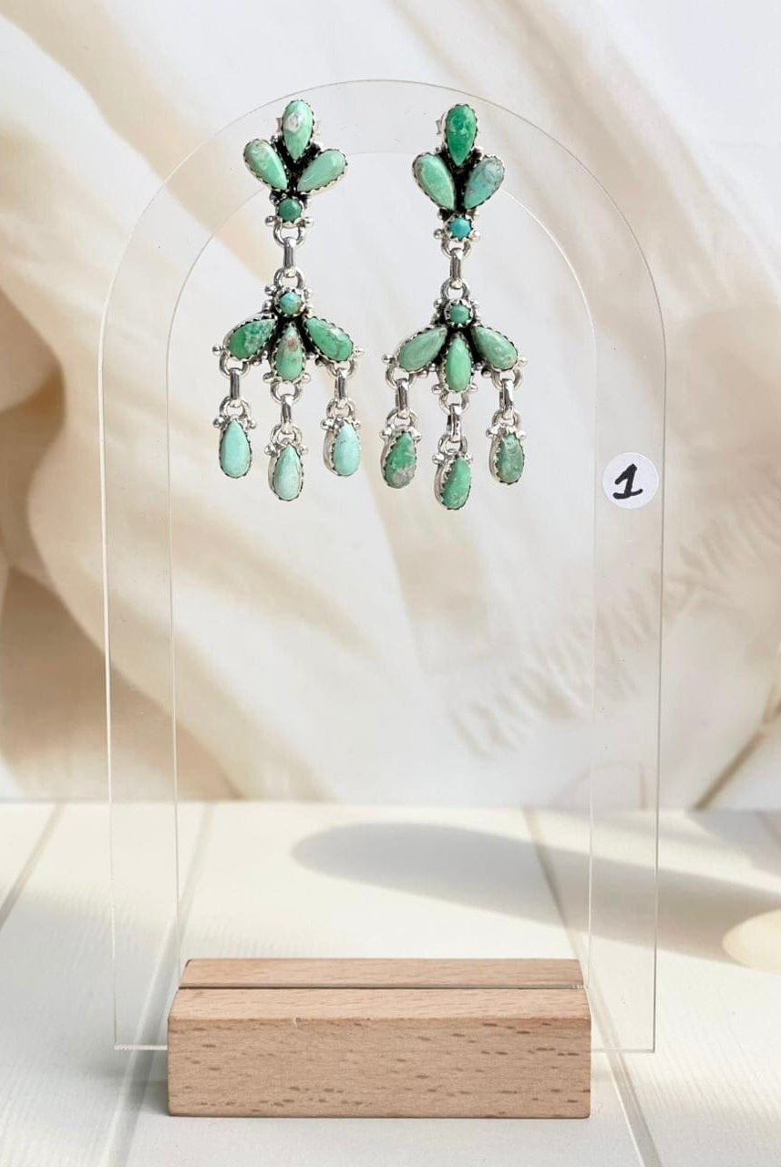 Boho Stone Fringe Drop Dangle Earrings-Earrings-Krush Kandy, Women's Online Fashion Boutique Located in Phoenix, Arizona (Scottsdale Area)