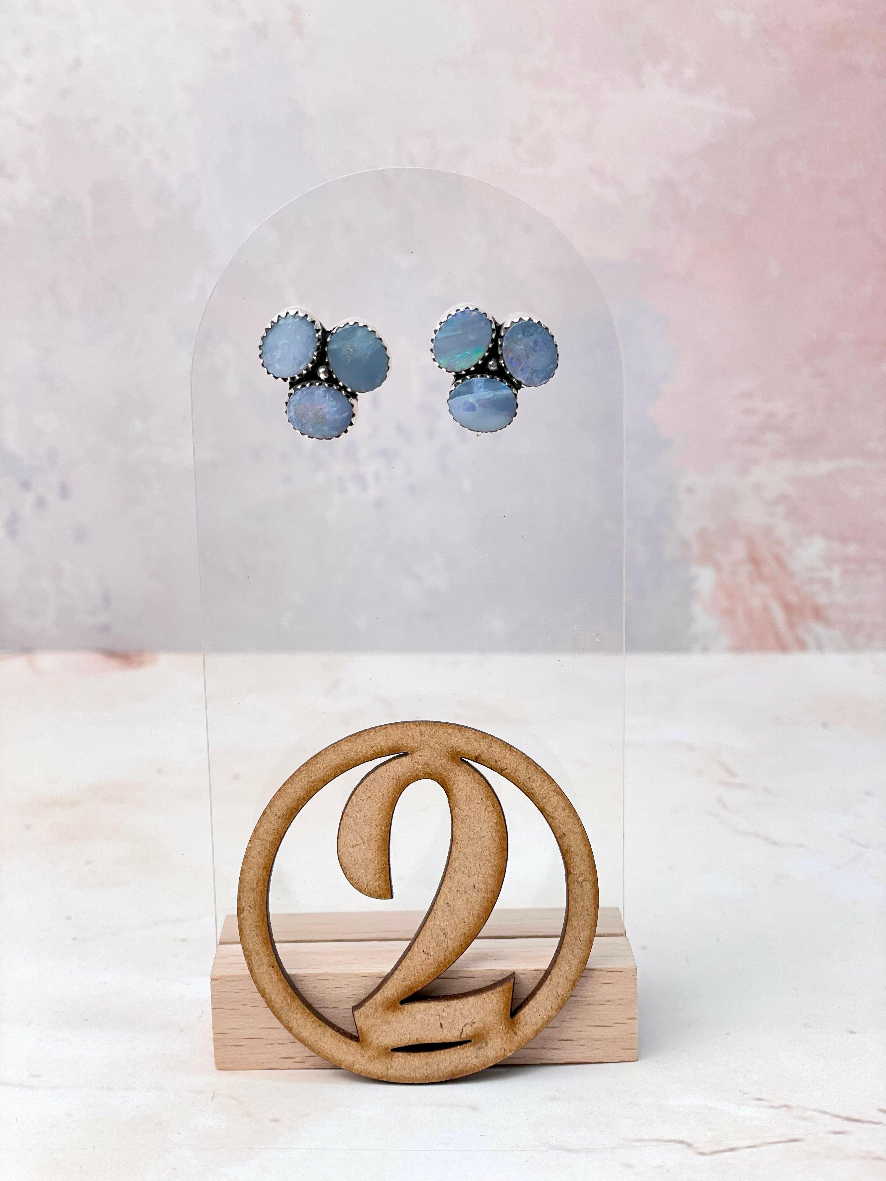 Multi Australian Opal Earrings-Earrings-Krush Kandy, Women's Online Fashion Boutique Located in Phoenix, Arizona (Scottsdale Area)