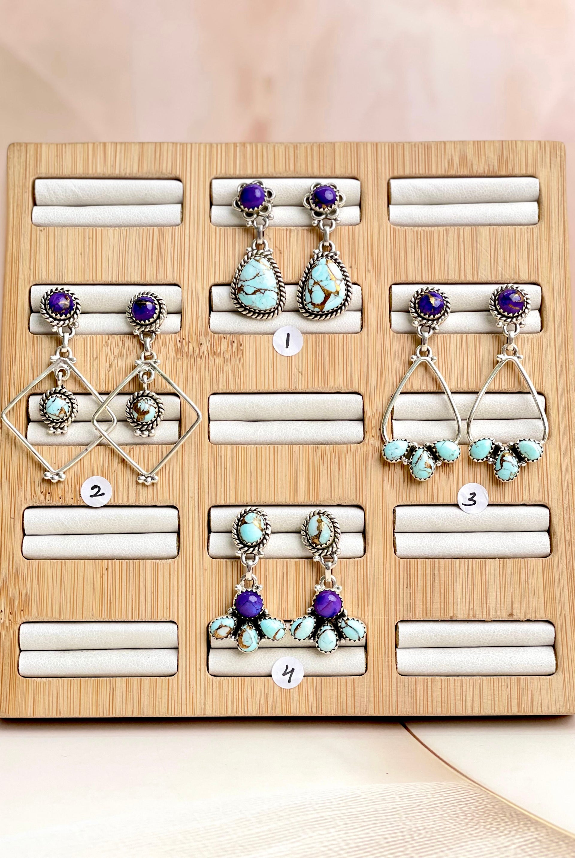 Perfect Touch Berry Dahlia Earrings-Earrings-Krush Kandy, Women's Online Fashion Boutique Located in Phoenix, Arizona (Scottsdale Area)