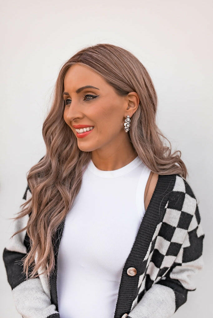 Sequence Stone Earrings-Drop Earrings-Krush Kandy, Women's Online Fashion Boutique Located in Phoenix, Arizona (Scottsdale Area)