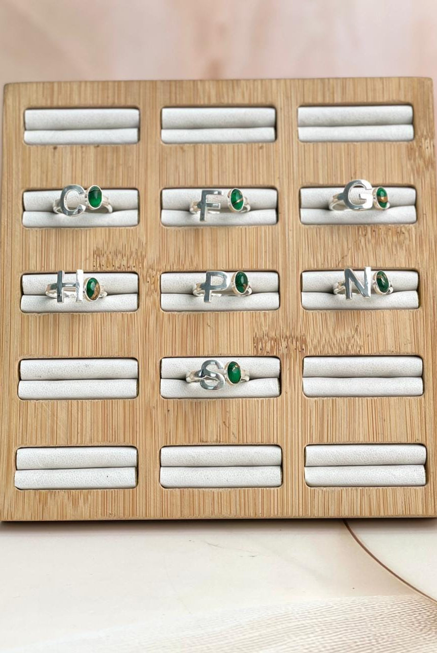 Dainty Initial Floater Rings-Rings-Krush Kandy, Women's Online Fashion Boutique Located in Phoenix, Arizona (Scottsdale Area)