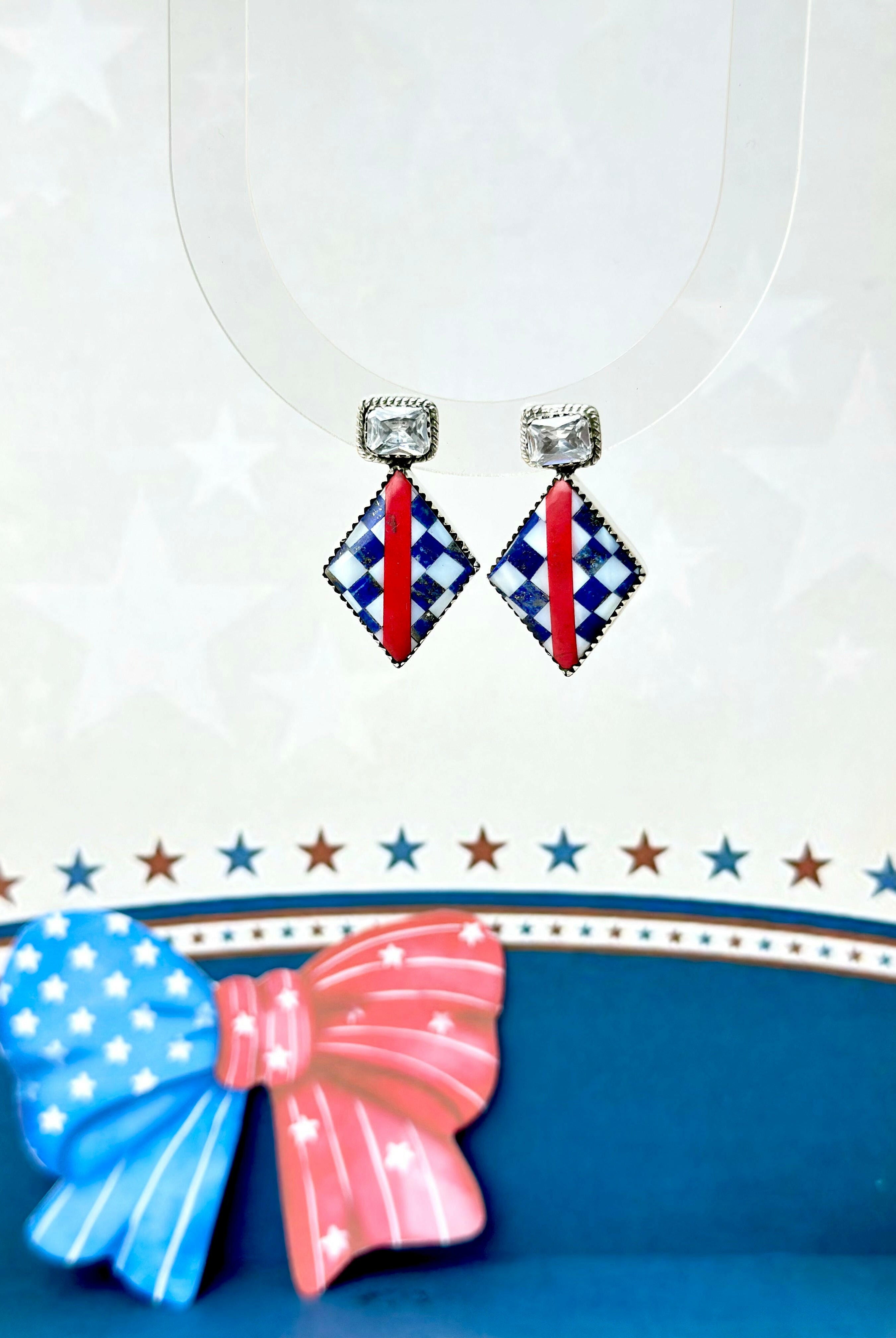 Declaration Dazzle Drops Earrings-Earrings-Krush Kandy, Women's Online Fashion Boutique Located in Phoenix, Arizona (Scottsdale Area)