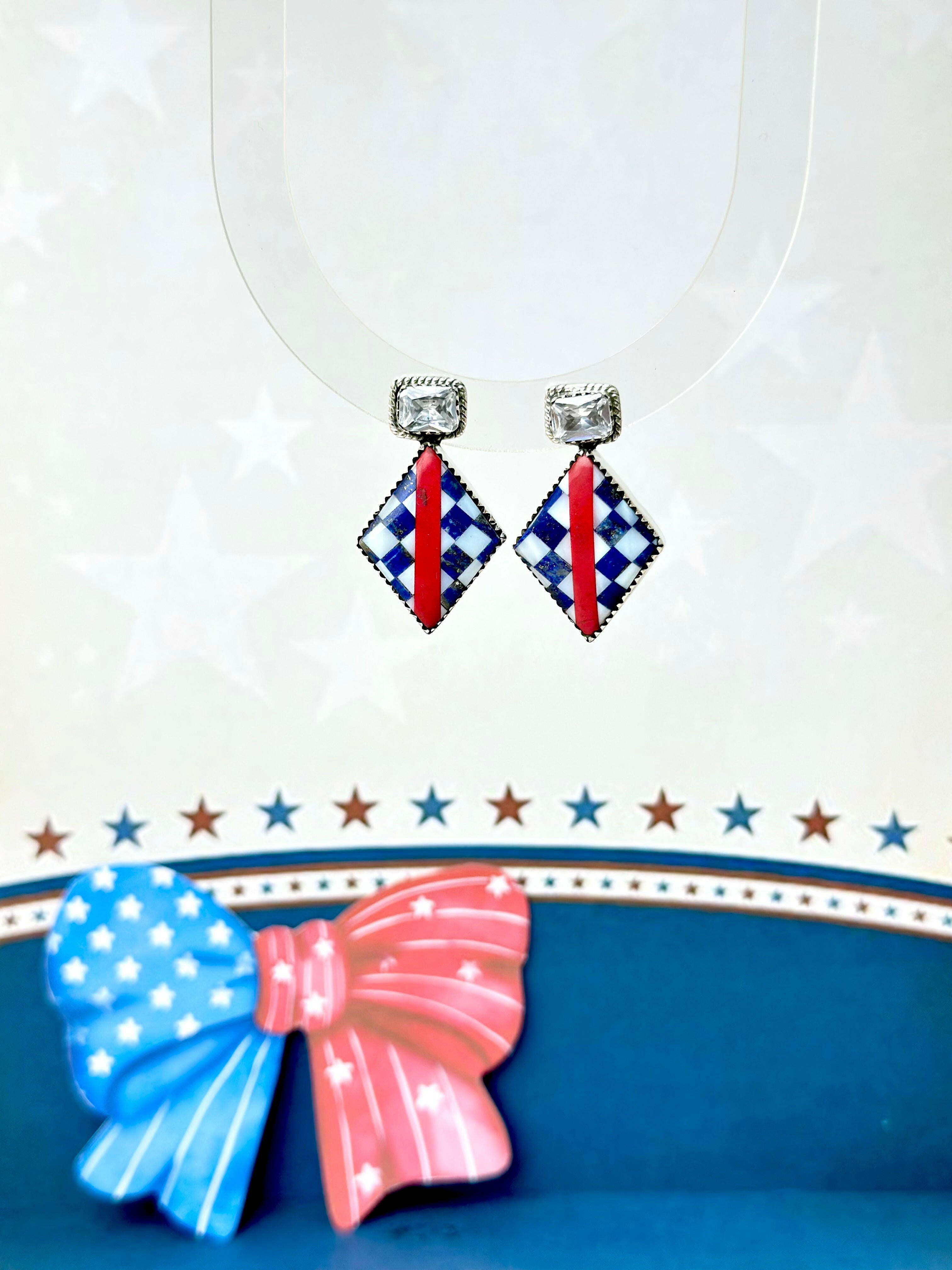 Declaration Dazzle Drops Earrings-Earrings-Krush Kandy, Women's Online Fashion Boutique Located in Phoenix, Arizona (Scottsdale Area)
