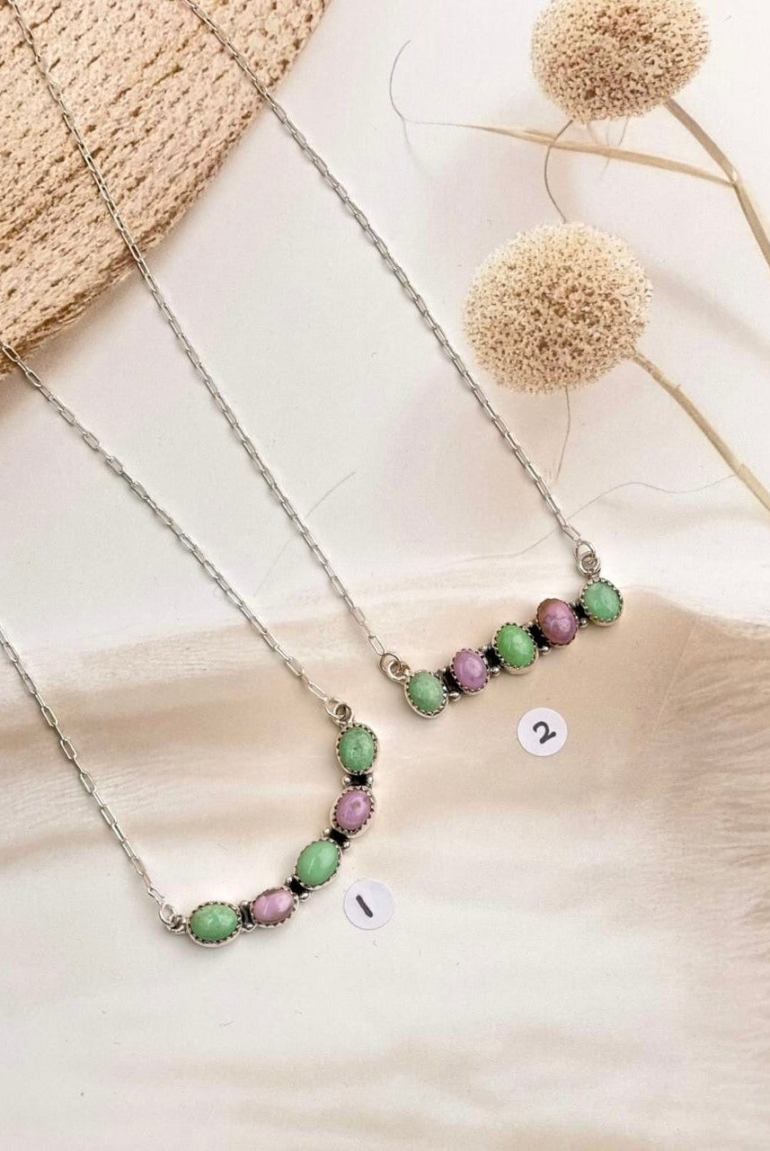 Varascite & Phosphoderite Necklace Sno 40-Necklaces-Krush Kandy, Women's Online Fashion Boutique Located in Phoenix, Arizona (Scottsdale Area)
