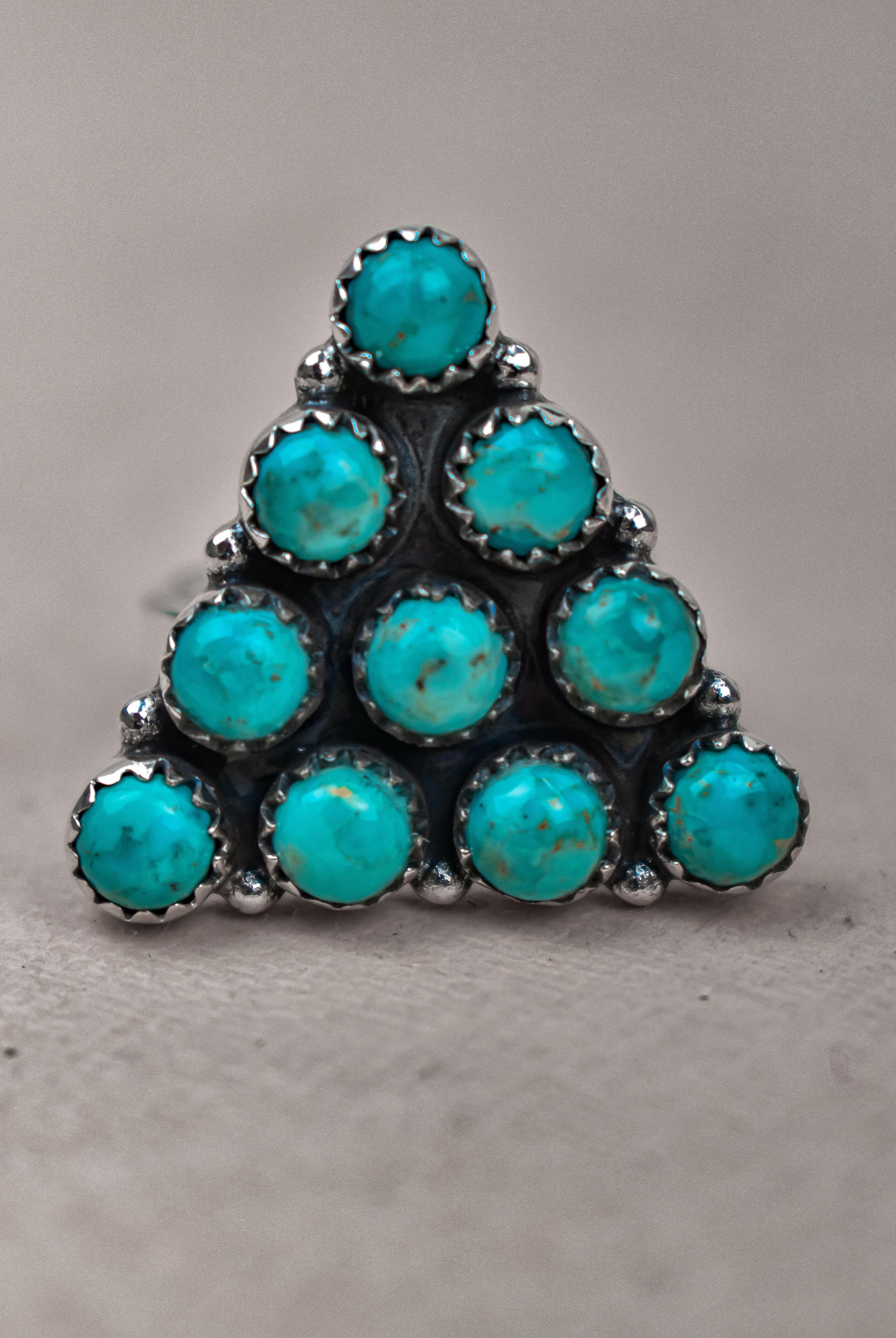 Pyramid Prism Gemstone Ring-Cluster Rings-Krush Kandy, Women's Online Fashion Boutique Located in Phoenix, Arizona (Scottsdale Area)