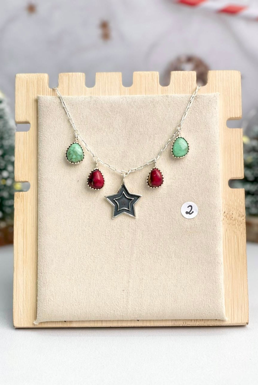 Holiday Cheer Charm Necklaces-Necklaces-Krush Kandy, Women's Online Fashion Boutique Located in Phoenix, Arizona (Scottsdale Area)