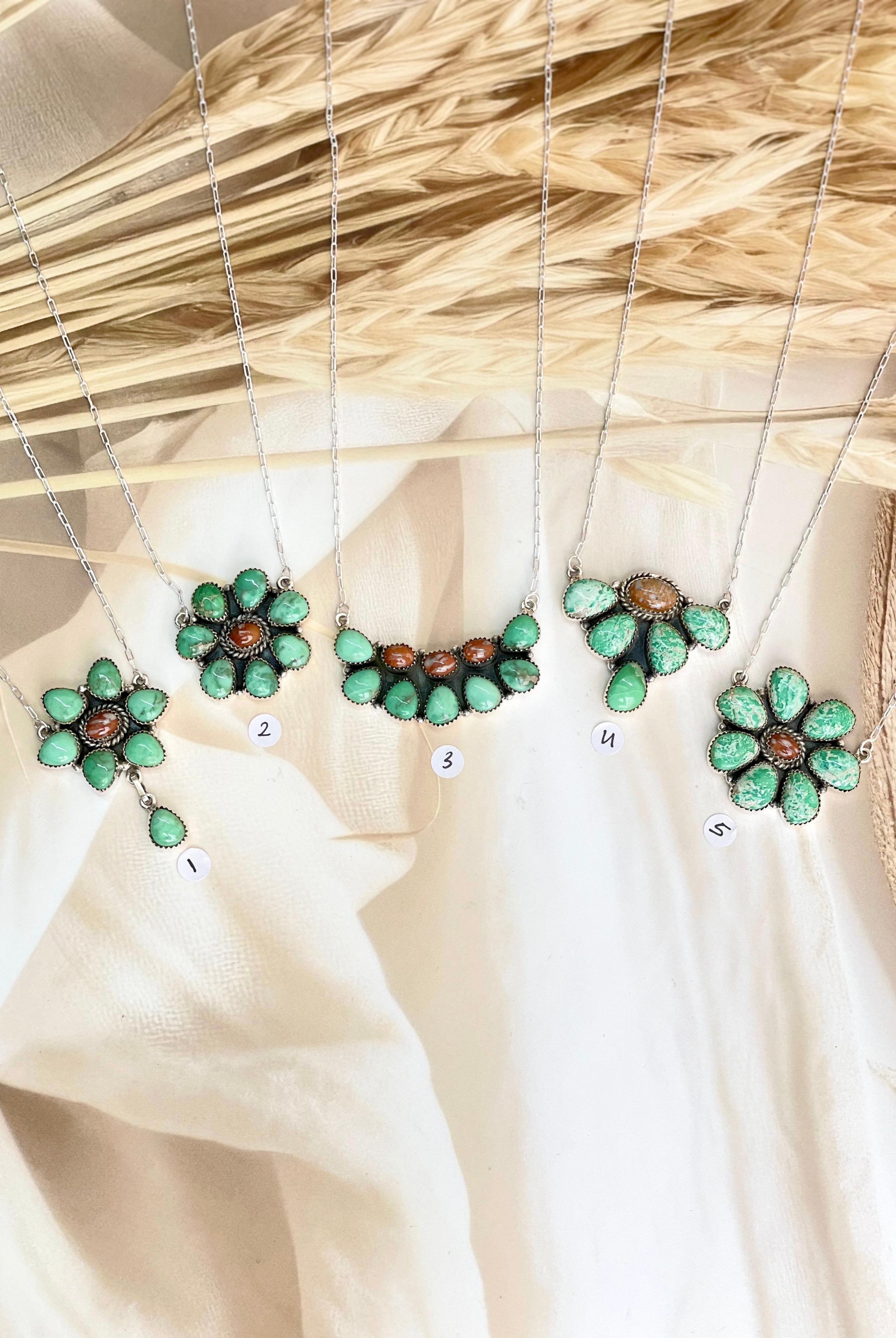 Varascite & Deer Fawn Necklace no8-Necklaces-Krush Kandy, Women's Online Fashion Boutique Located in Phoenix, Arizona (Scottsdale Area)