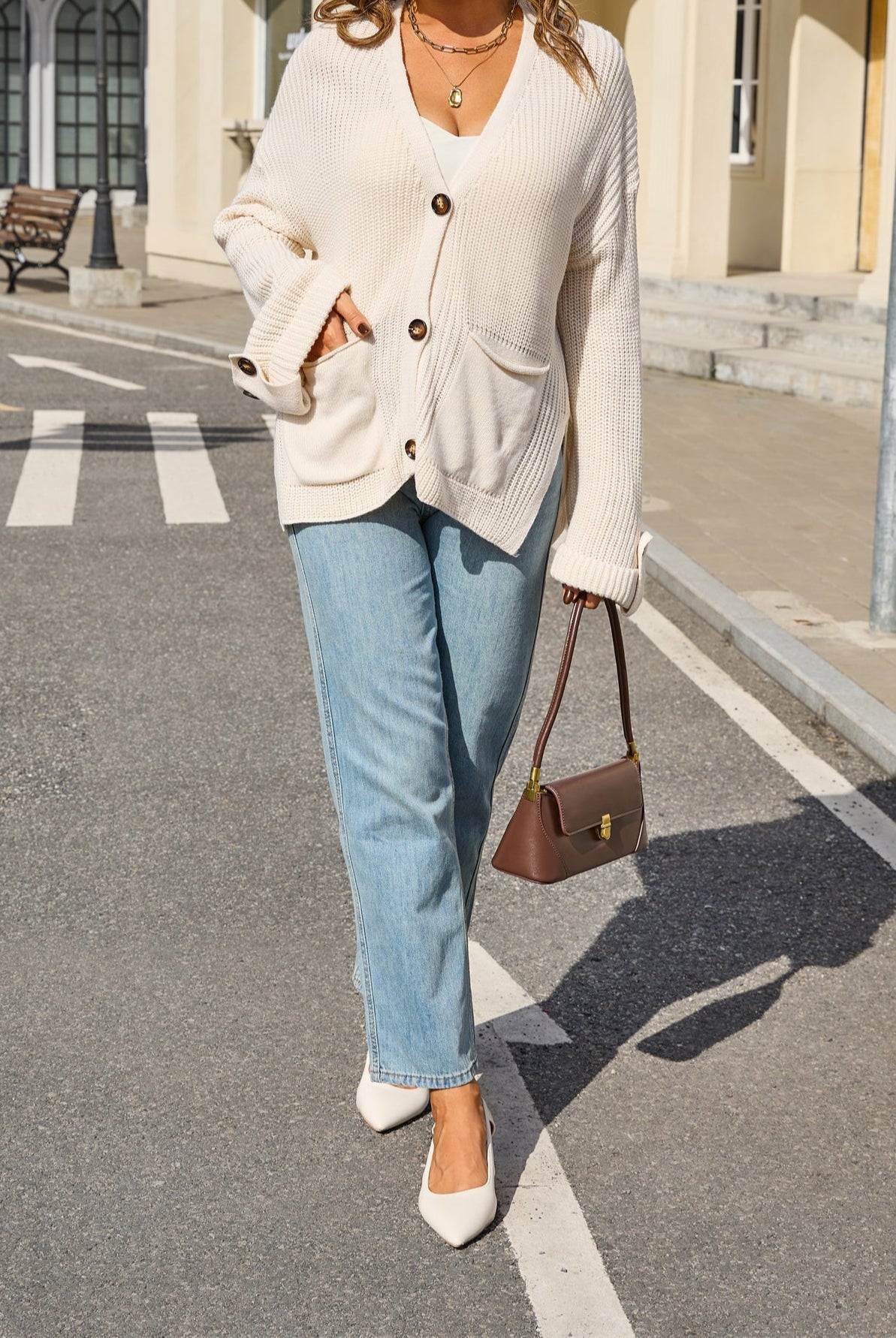 Everyday Basic Button Cardigan-Tops-Krush Kandy, Women's Online Fashion Boutique Located in Phoenix, Arizona (Scottsdale Area)