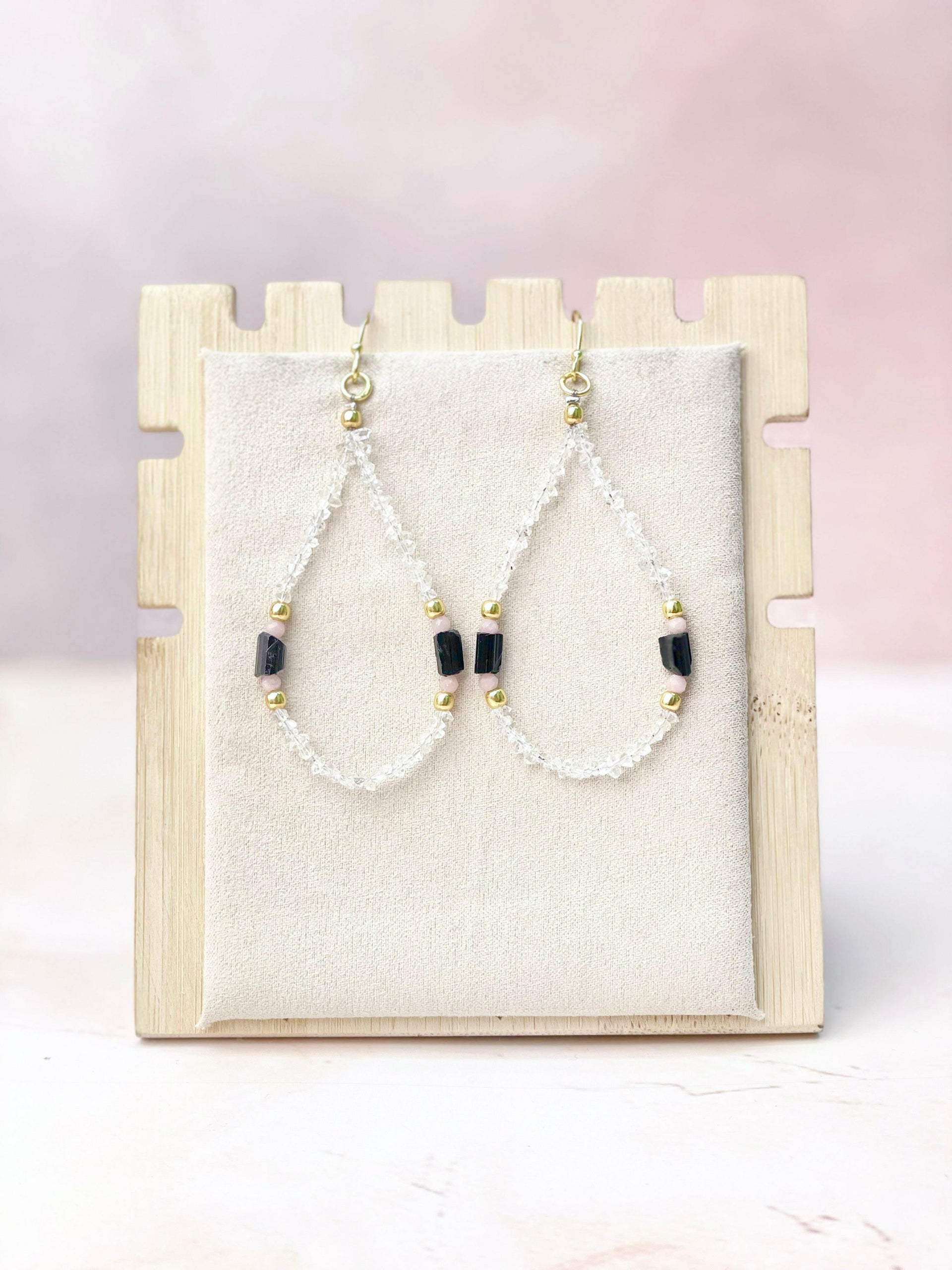 Herkimer Bling Multi Gem Earrings-Earrings-Krush Kandy, Women's Online Fashion Boutique Located in Phoenix, Arizona (Scottsdale Area)