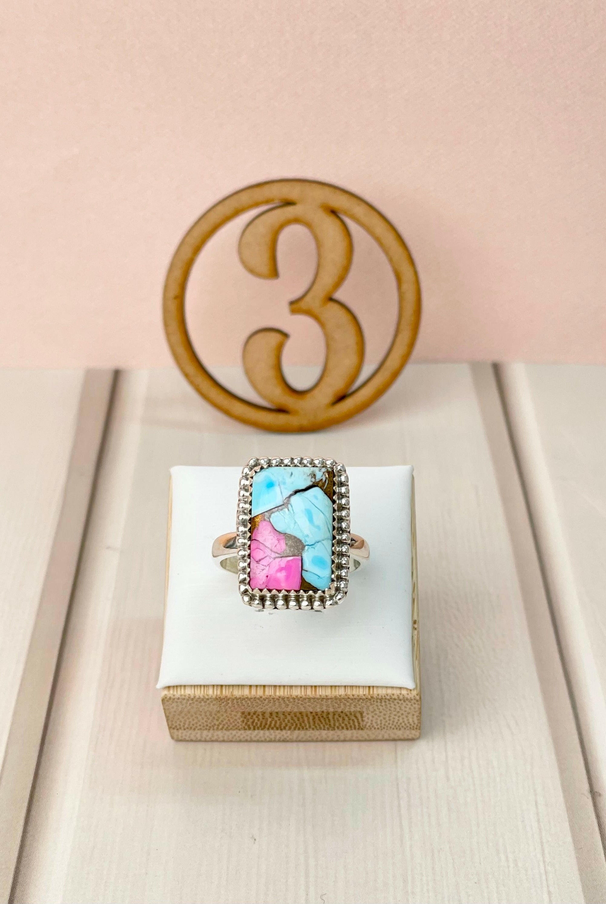 Cotton Candy Boho Bar Rings-Rings-Krush Kandy, Women's Online Fashion Boutique Located in Phoenix, Arizona (Scottsdale Area)