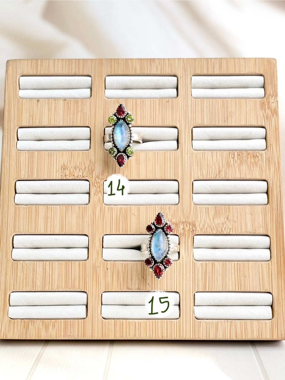 Celestial Spring Moonstone One of a Kind Rings-Rings-Krush Kandy, Women's Online Fashion Boutique Located in Phoenix, Arizona (Scottsdale Area)