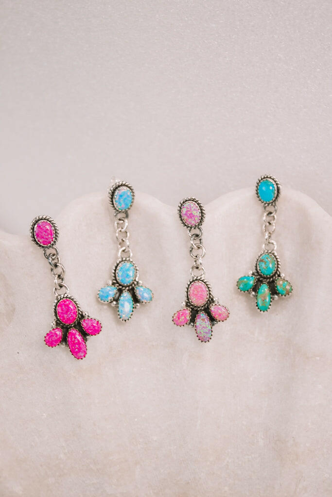 Dangle Cloved Chain Earrings-Drop Earrings-Krush Kandy, Women's Online Fashion Boutique Located in Phoenix, Arizona (Scottsdale Area)