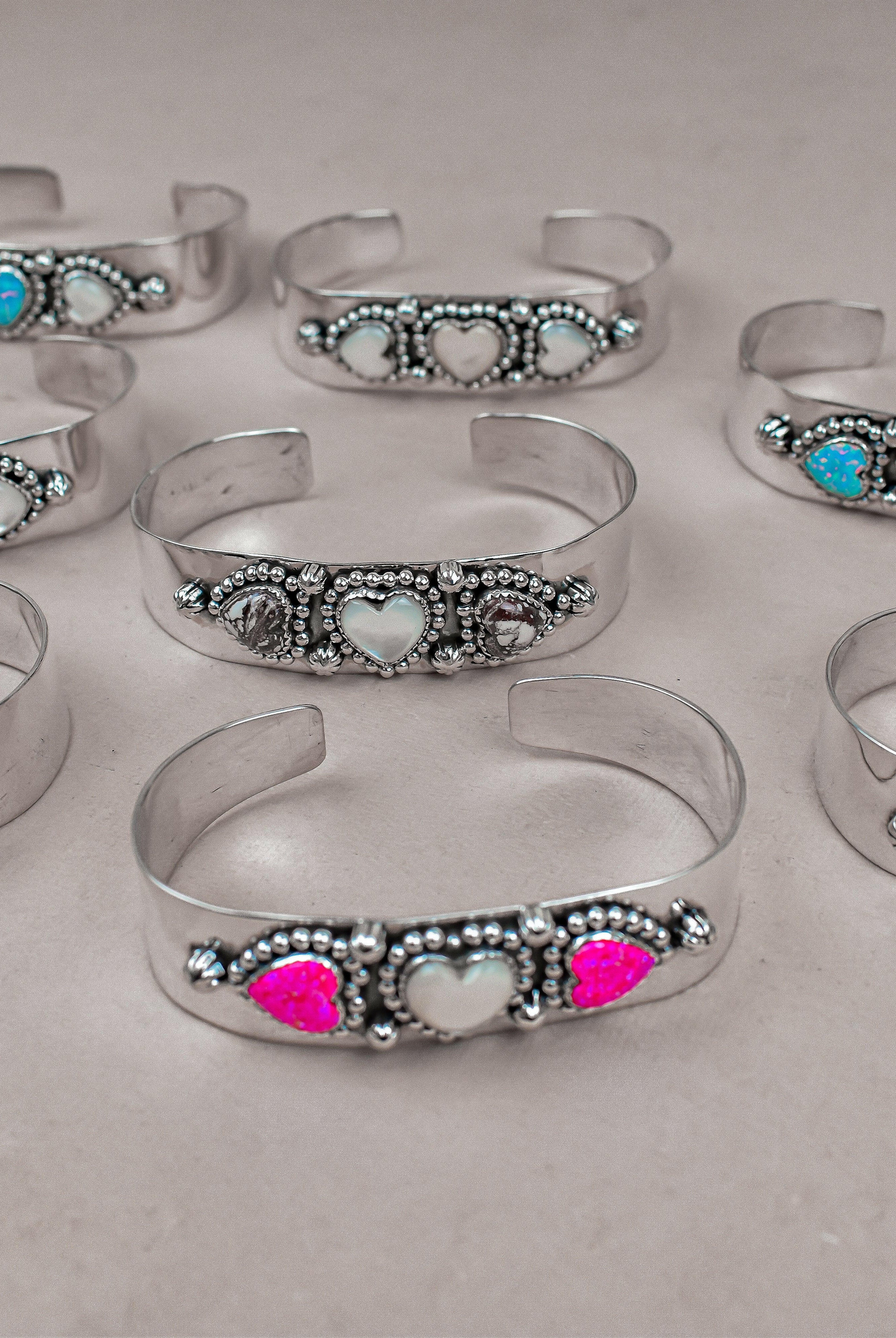 Heartfelt Trio Cuff Bracelet-Cuffs-Krush Kandy, Women's Online Fashion Boutique Located in Phoenix, Arizona (Scottsdale Area)