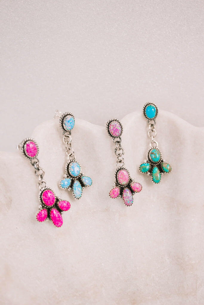 Dangle Cloved Chain Earrings-Drop Earrings-Krush Kandy, Women's Online Fashion Boutique Located in Phoenix, Arizona (Scottsdale Area)