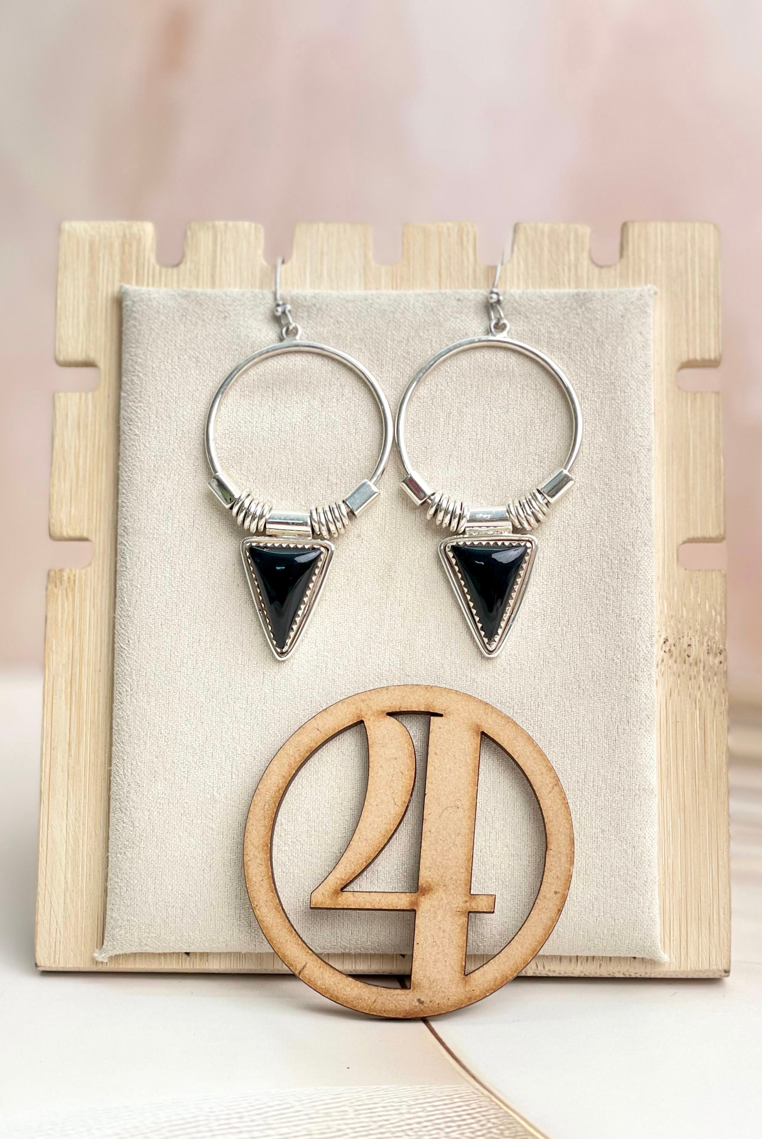 Southwest Triad Hoops sno 16-Earrings-Krush Kandy, Women's Online Fashion Boutique Located in Phoenix, Arizona (Scottsdale Area)