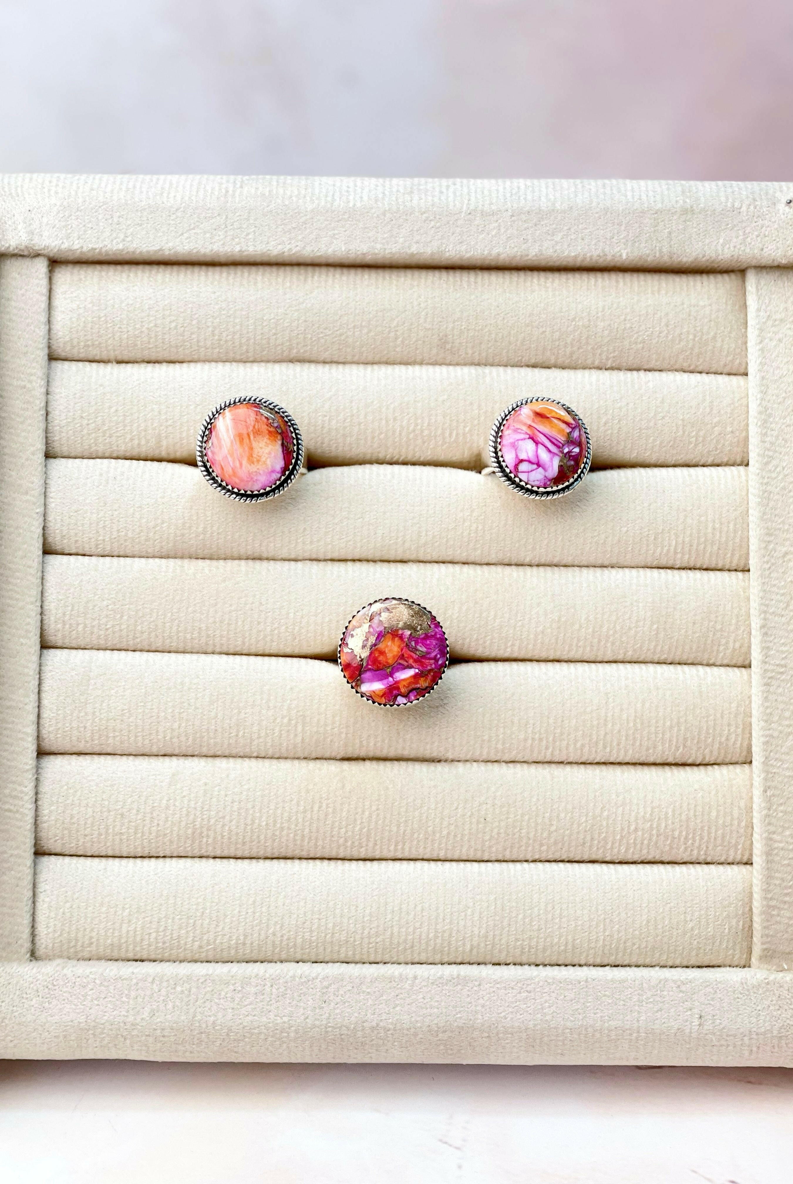 Star Burst Slab Stone Rings-Rings-Krush Kandy, Women's Online Fashion Boutique Located in Phoenix, Arizona (Scottsdale Area)