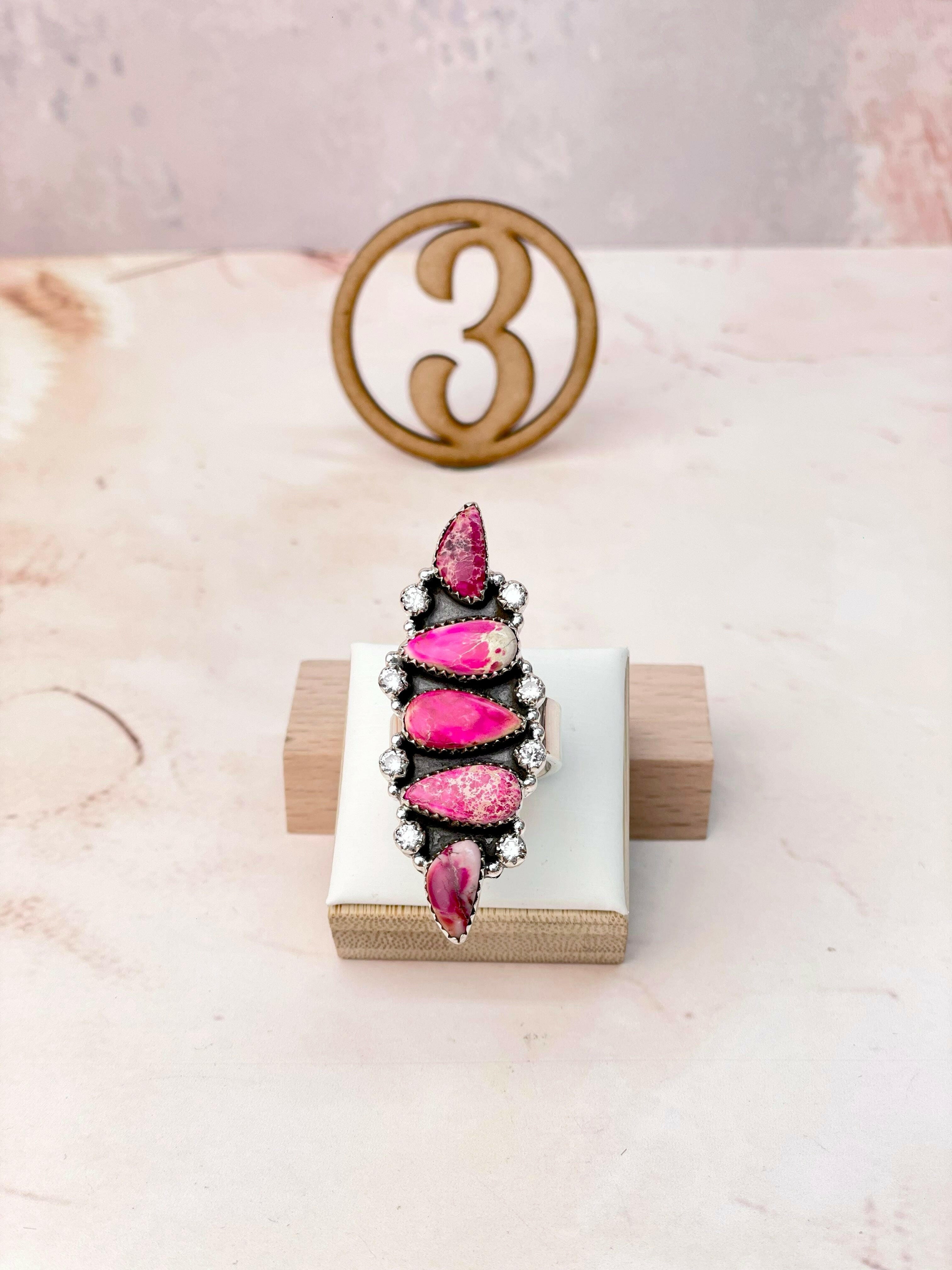 Jasper and CZ Crawler Rings-Rings-Krush Kandy, Women's Online Fashion Boutique Located in Phoenix, Arizona (Scottsdale Area)