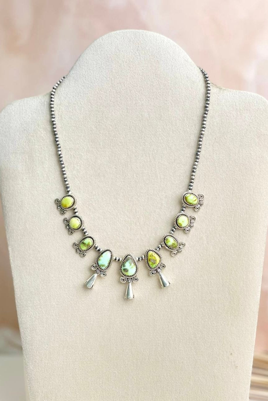 One Of A Kind Desert Pearl Slab Cluster Necklaces-Necklaces-Krush Kandy, Women's Online Fashion Boutique Located in Phoenix, Arizona (Scottsdale Area)