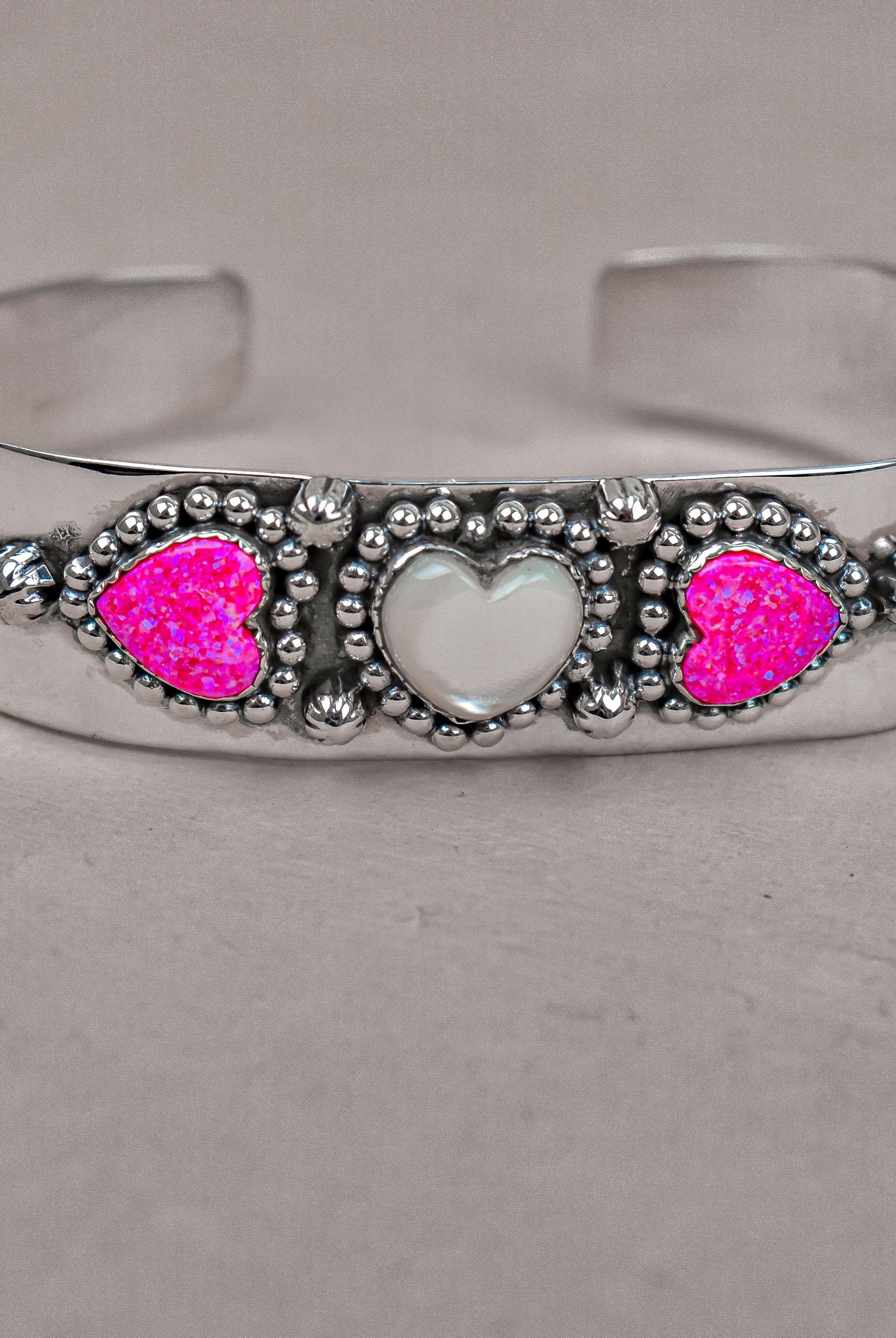 Heartfelt Trio Cuff Bracelet-Cuffs-Krush Kandy, Women's Online Fashion Boutique Located in Phoenix, Arizona (Scottsdale Area)