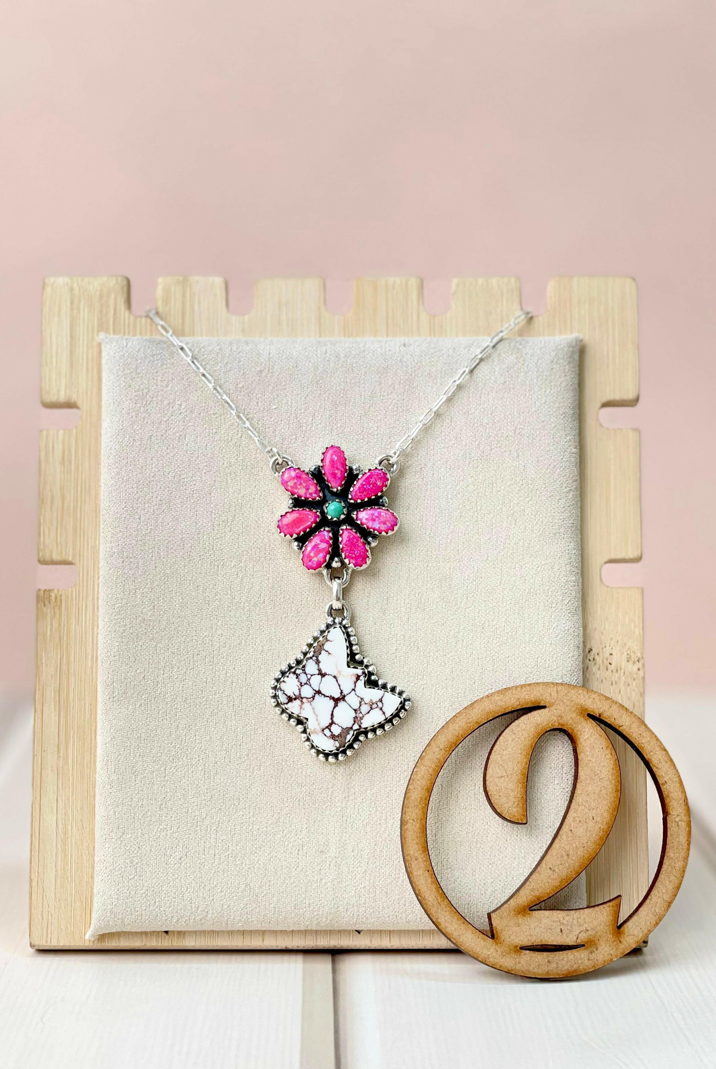 Butterfly in the Bloom Chain Pendants-Pendant Necklaces-Krush Kandy, Women's Online Fashion Boutique Located in Phoenix, Arizona (Scottsdale Area)